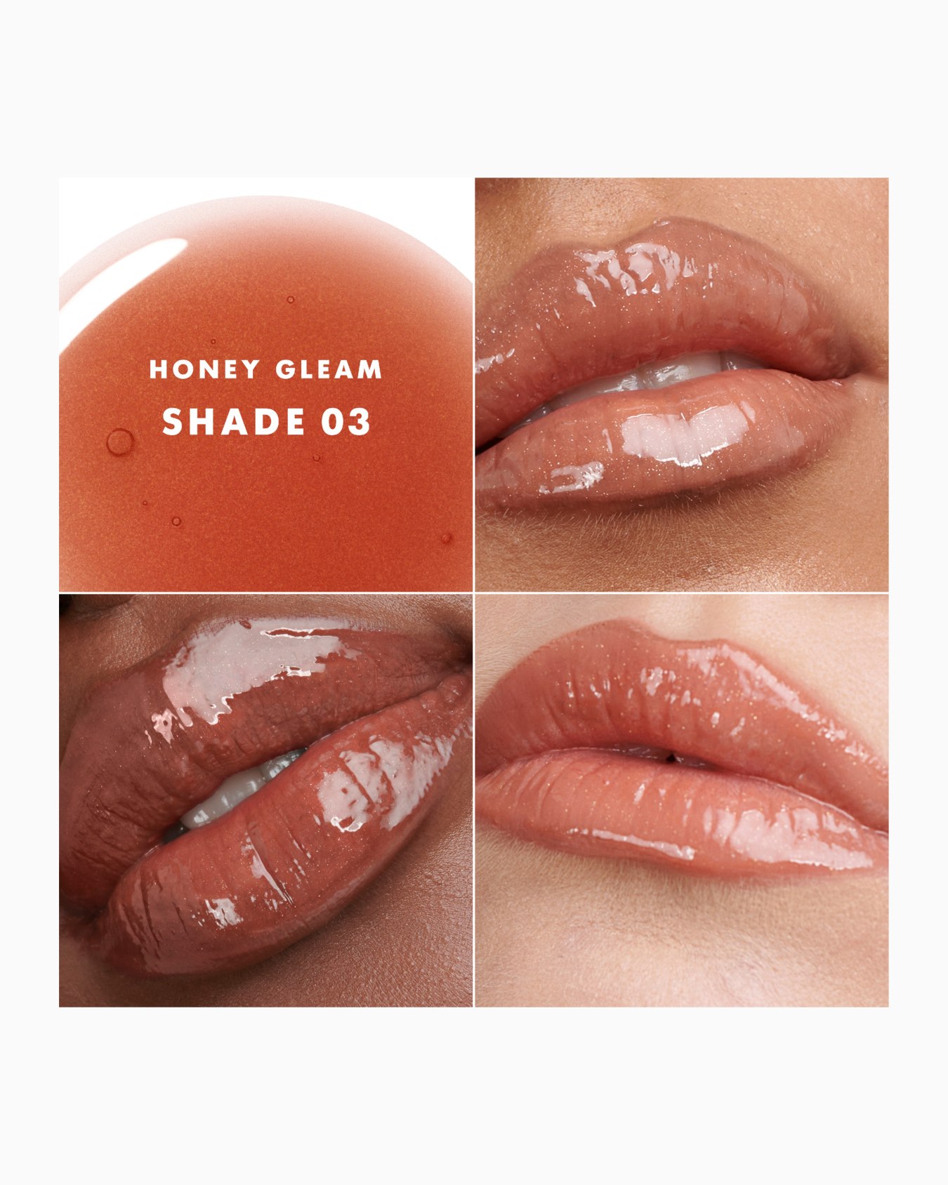 03 - Honey Gleam, Prisma Glass Lip Gloss Slide 3
