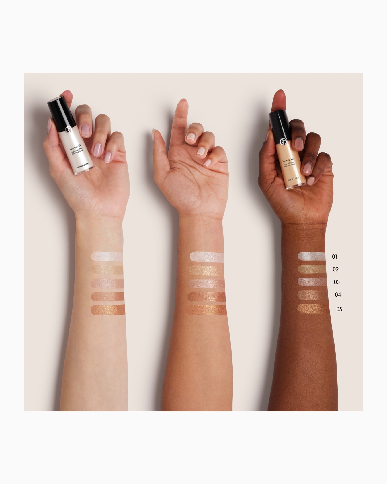 1 - Halo Transparent Pearl, Luminous Silk Acqua Highlighter Diapositiva 3