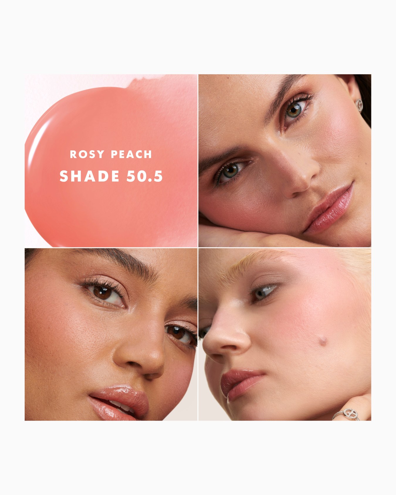 50.5 - Rosy Peach , Luminous Silk Liquid Blush Cheek Tint Slide 2