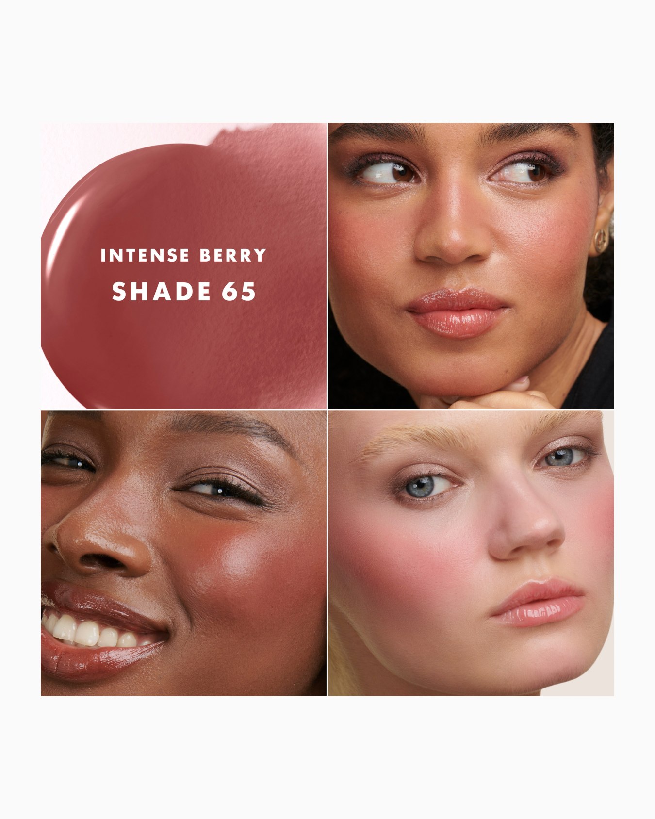 Luminous Silk Liquid Blush Cheek Tint, 65 - Intense Berry Diapositiva 2