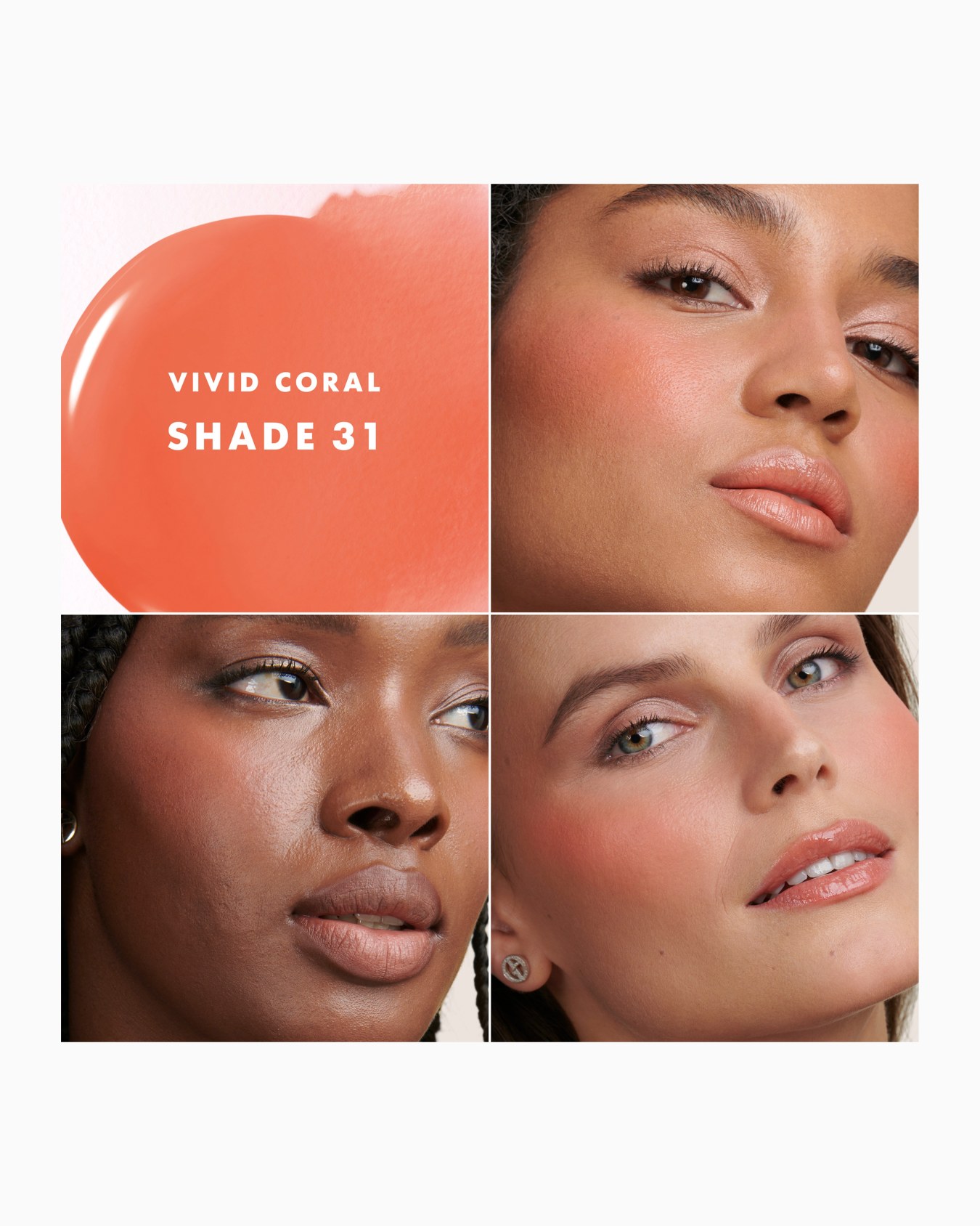 31 - Vivid Coral, Luminous Silk Liquid Blush Cheek Tint Diapositiva 2