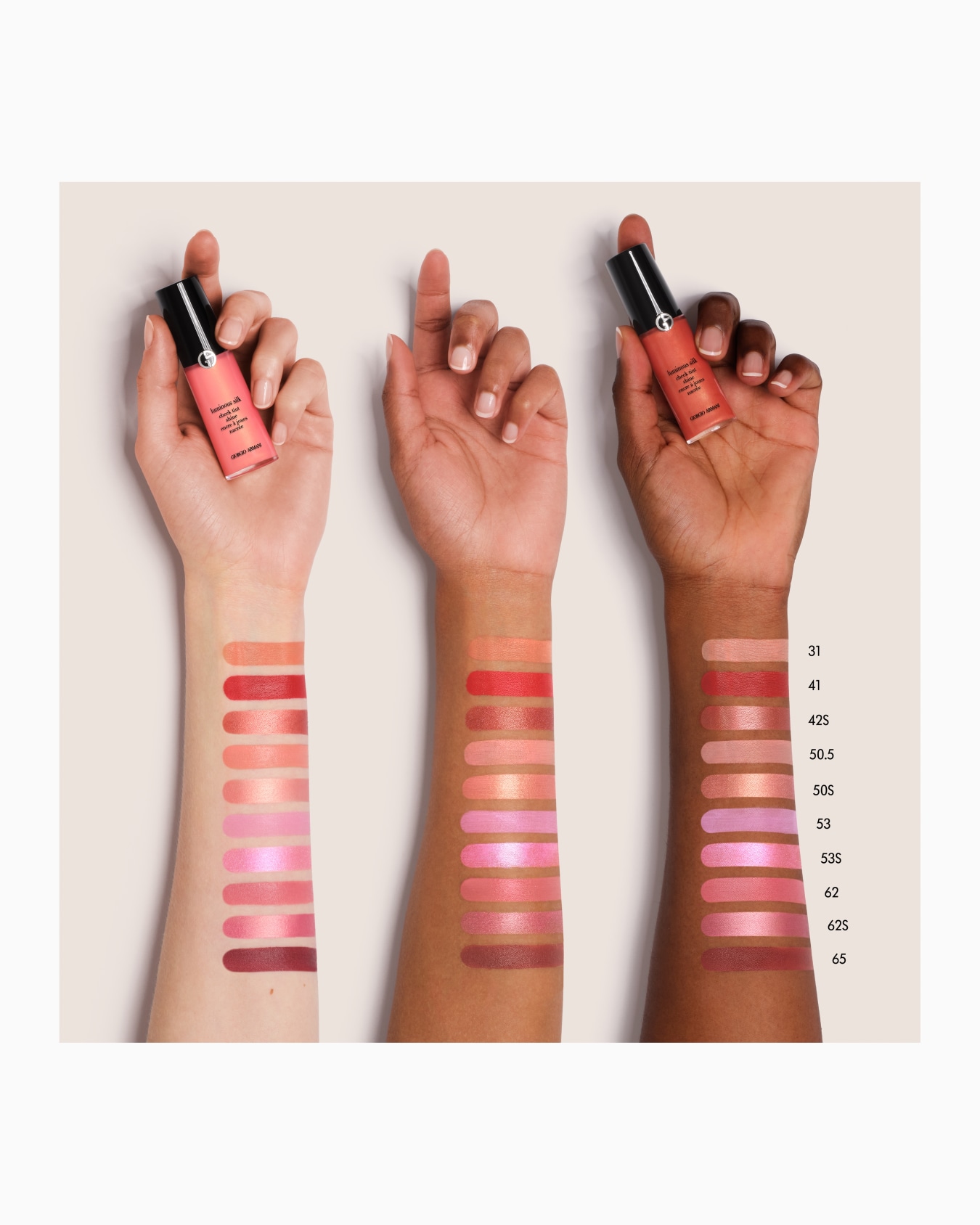 50 - Starlit Peach, Luminous Silk Liquid Blush Cheek Tint Slide 3