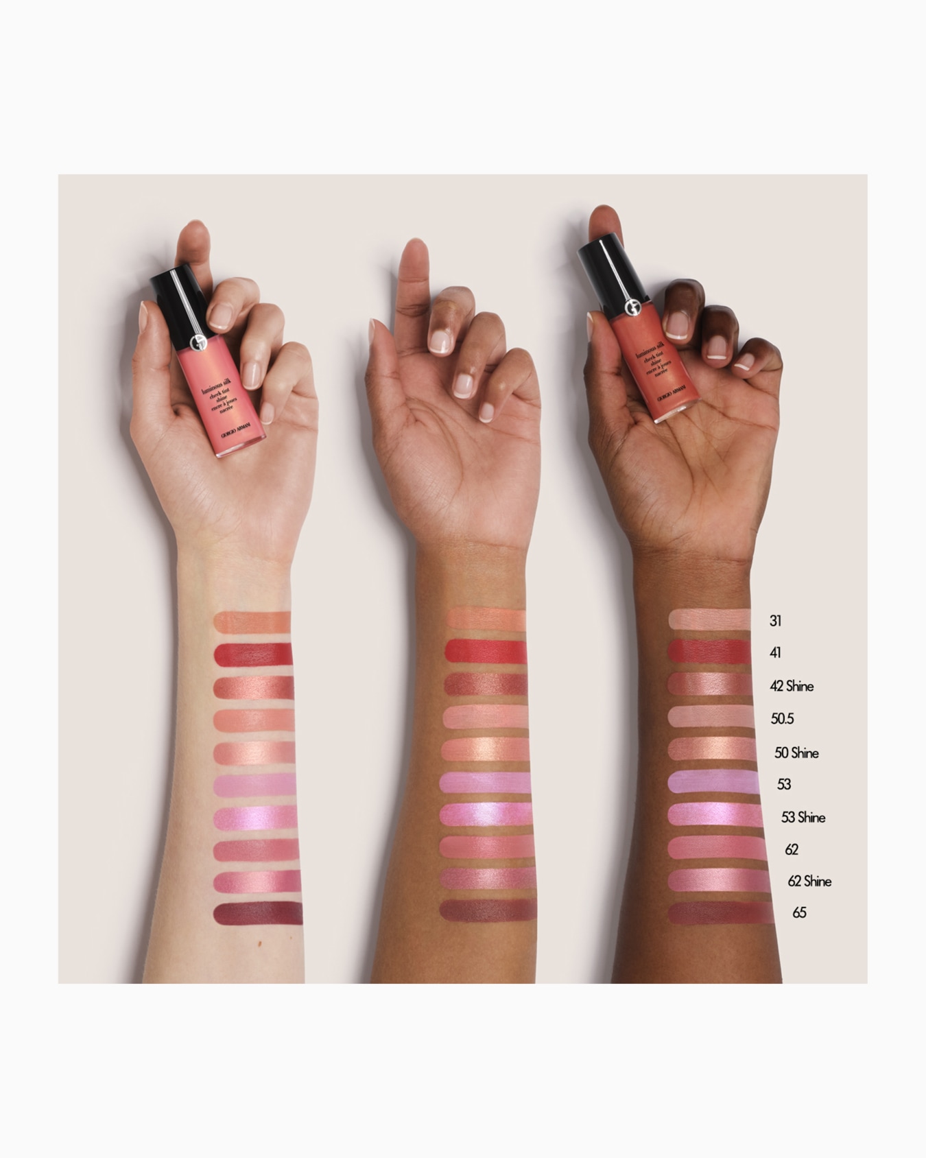 53- Cosmic Pink, Luminous Silk Liquid Blush Cheek Tint Slide 3