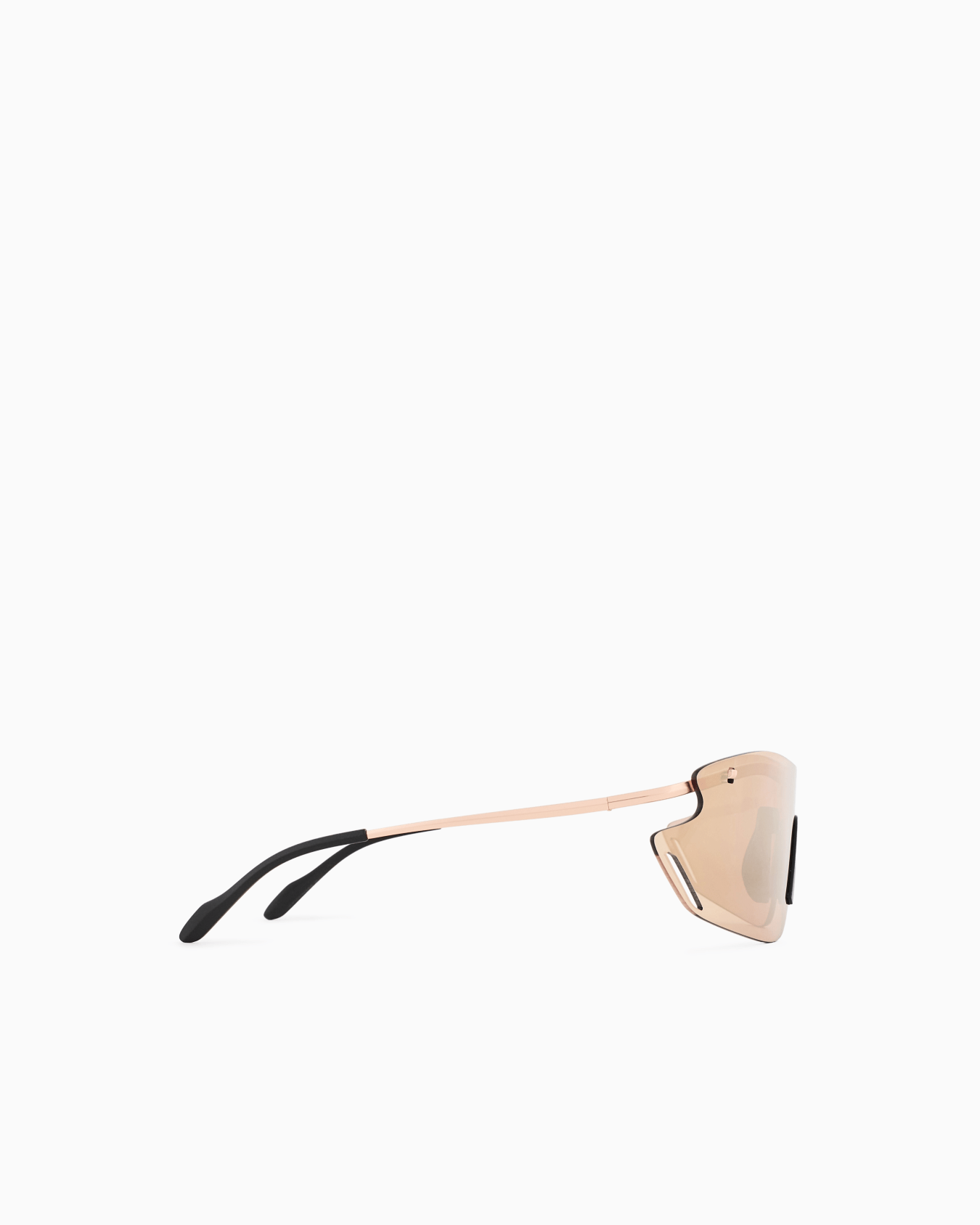 Unisex sunglasses in an asymmetrical shape Slide 2