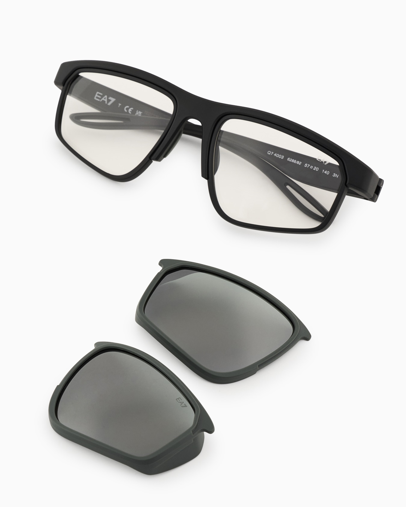 Lunettes de soleil de sport unisexes Vyron de forme rectangulaire Diapositive 1