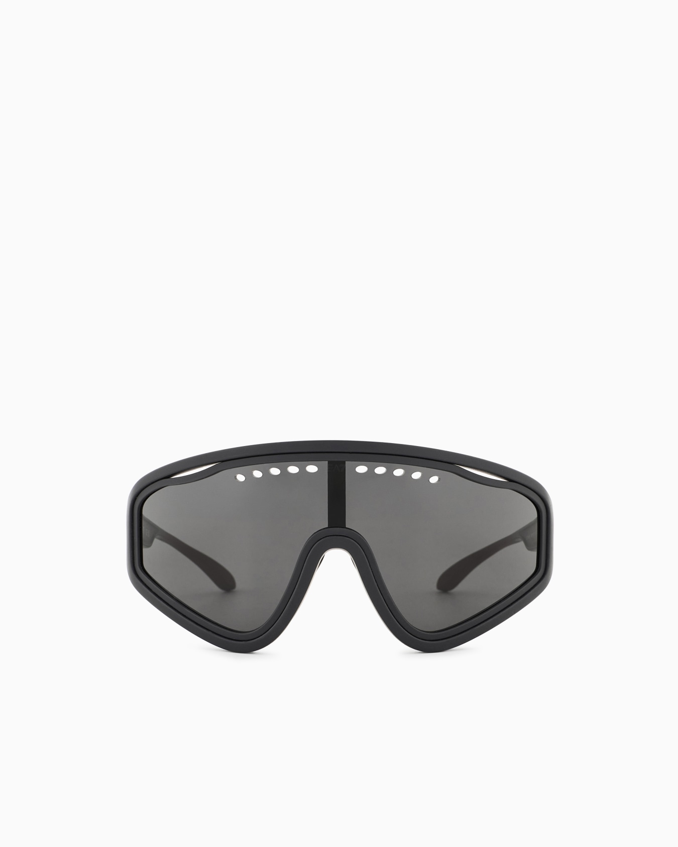 Sportliche Sonnenbrille mit unregelmäßig geformter Fassung Folie 0