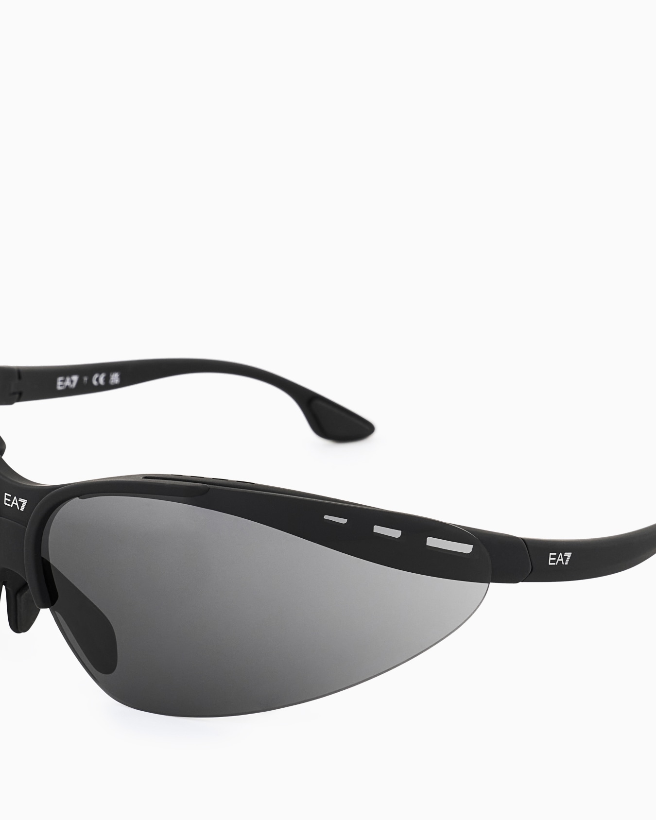 Sportliche Sonnenbrille mit unregelmäßig geformter Fassung Folie 3