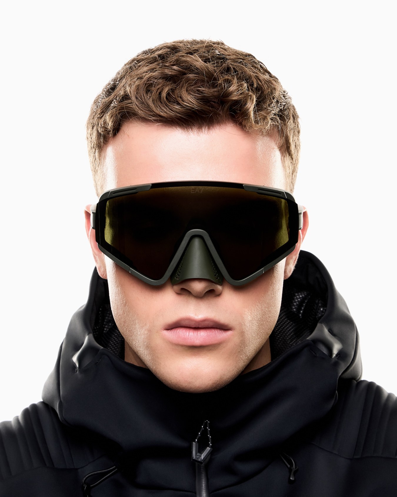 Unisex-Sport-Sonnenbrille mit asymmetrischer Form Folie 6