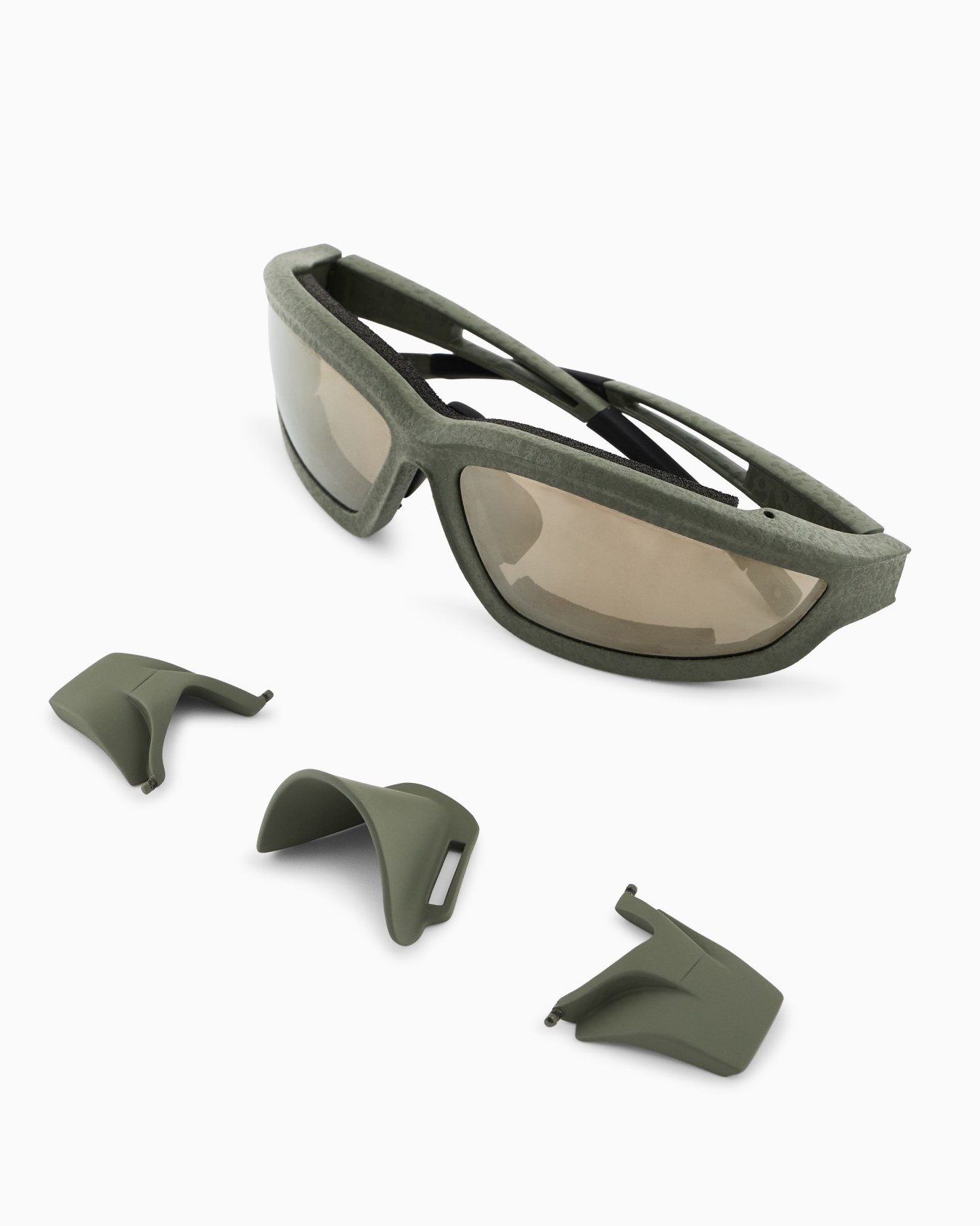 Lunettes de soleil sportives de forme irrégulière Diapositive 1