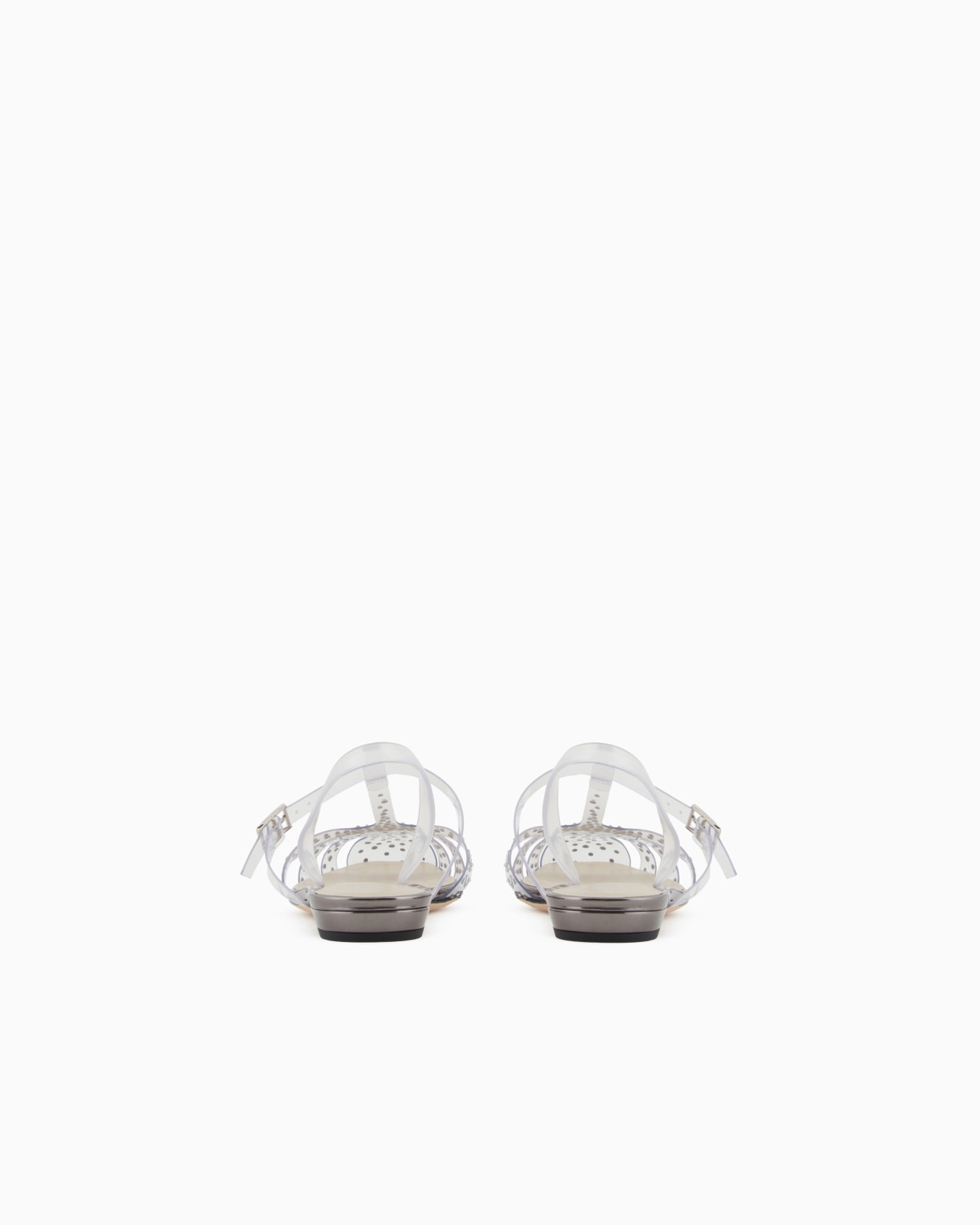 PVC and rhinestone slingback ballerinas Slide 3