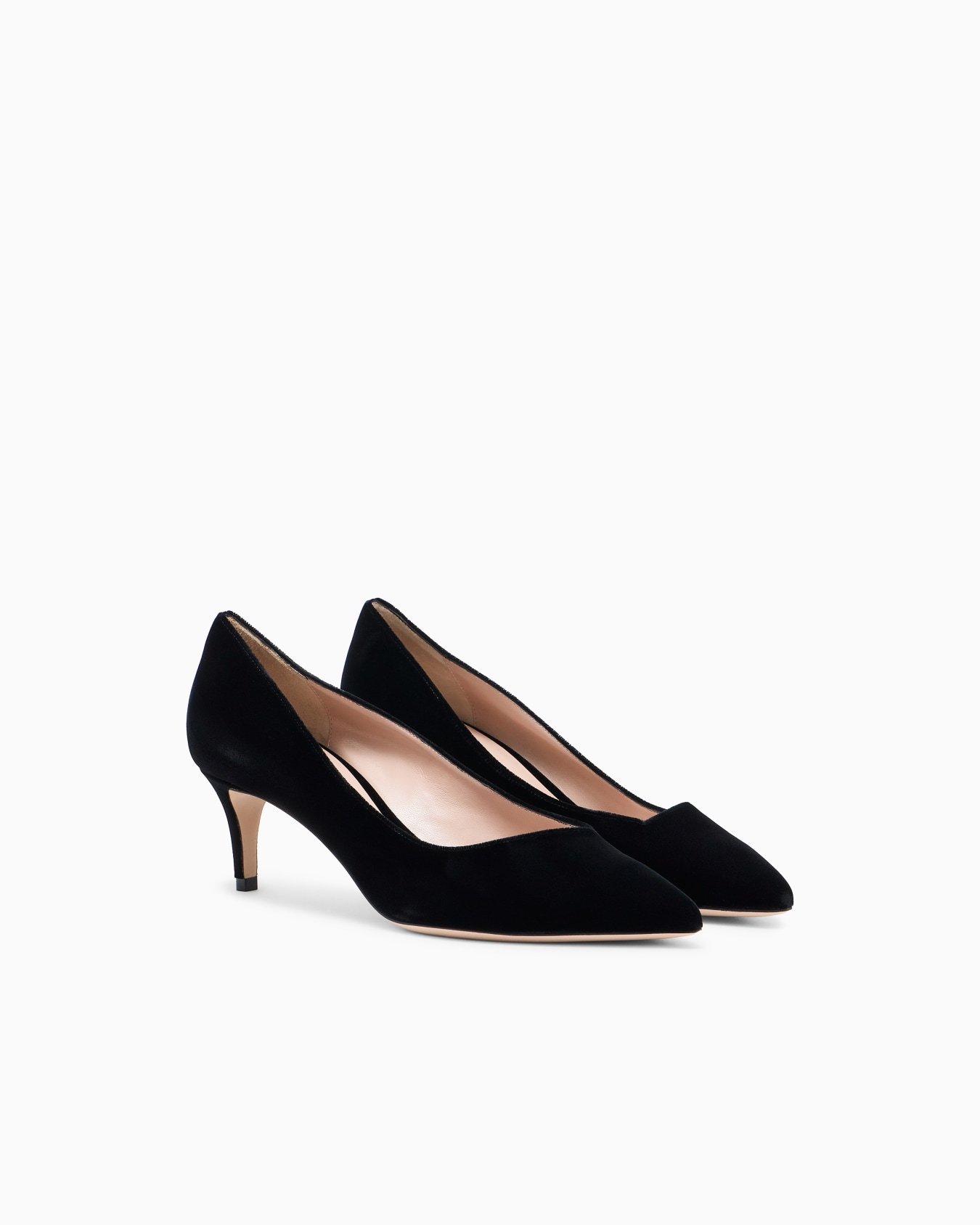 Velvet Kitten Heel Pump Folie 1