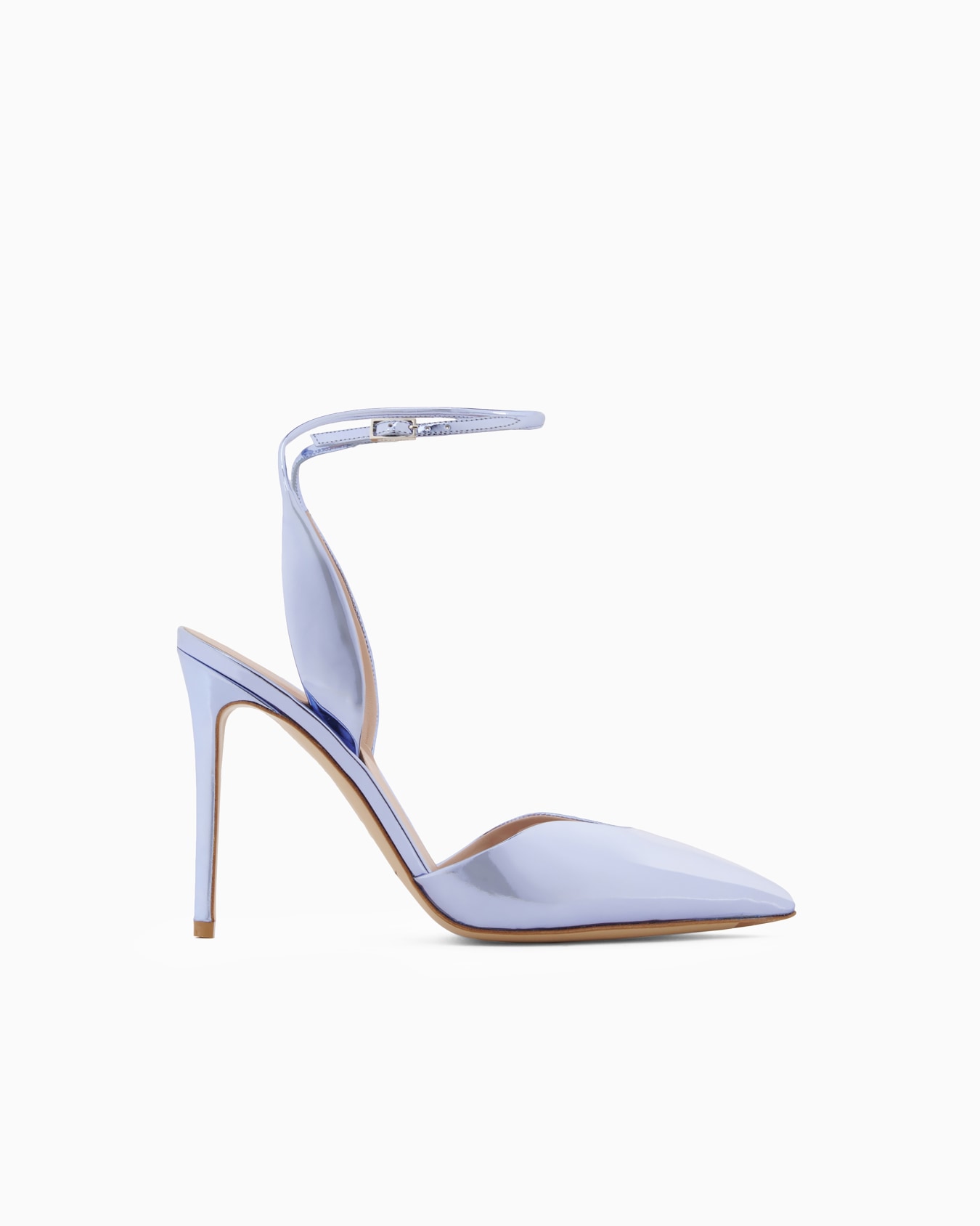 Zapato de salón de piel laminada Diapositiva 0