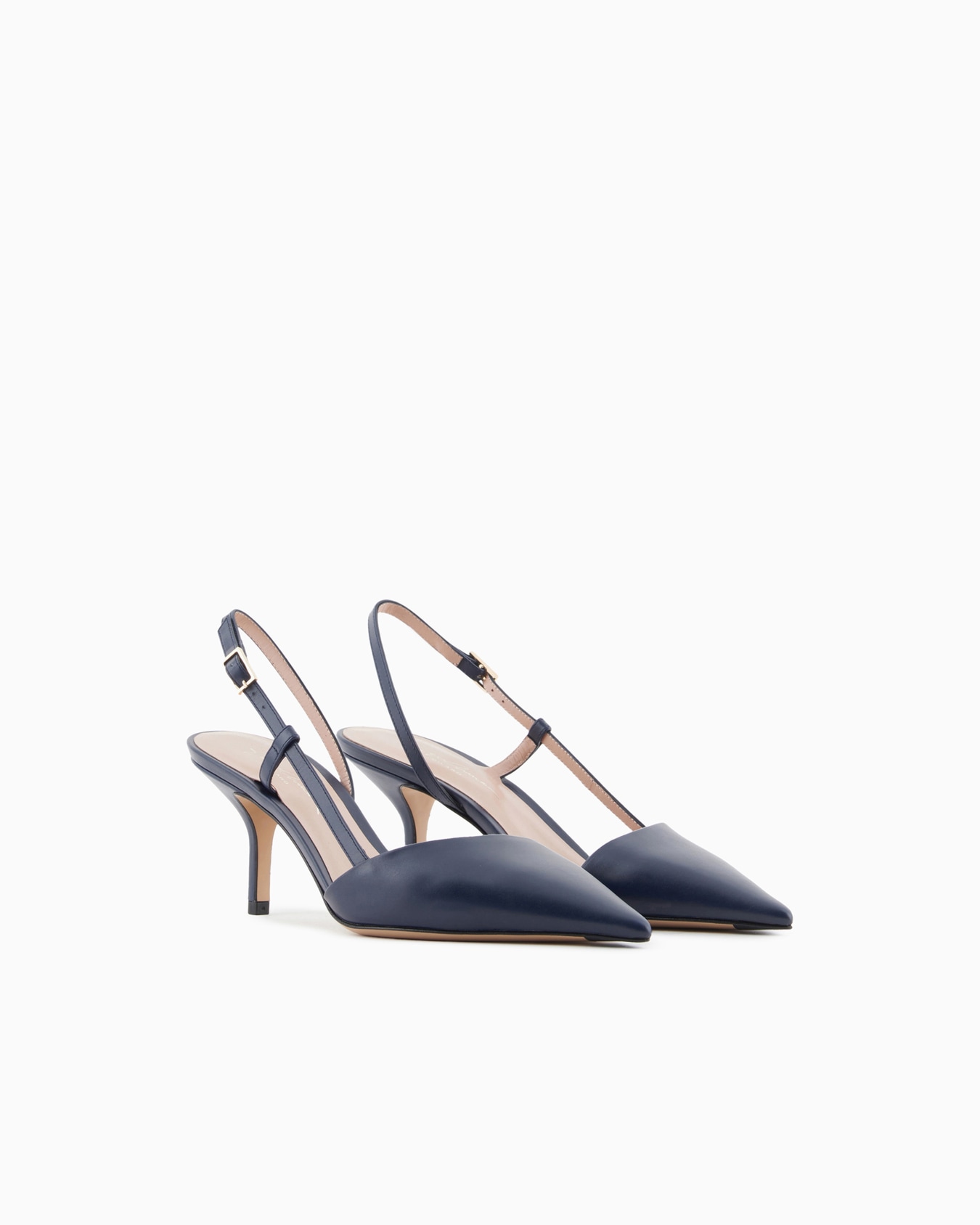 Zapato destalonado de piel Diapositiva 1