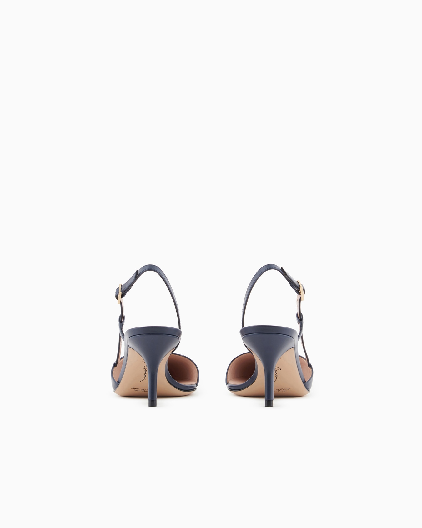 Zapato destalonado de piel Diapositiva 3