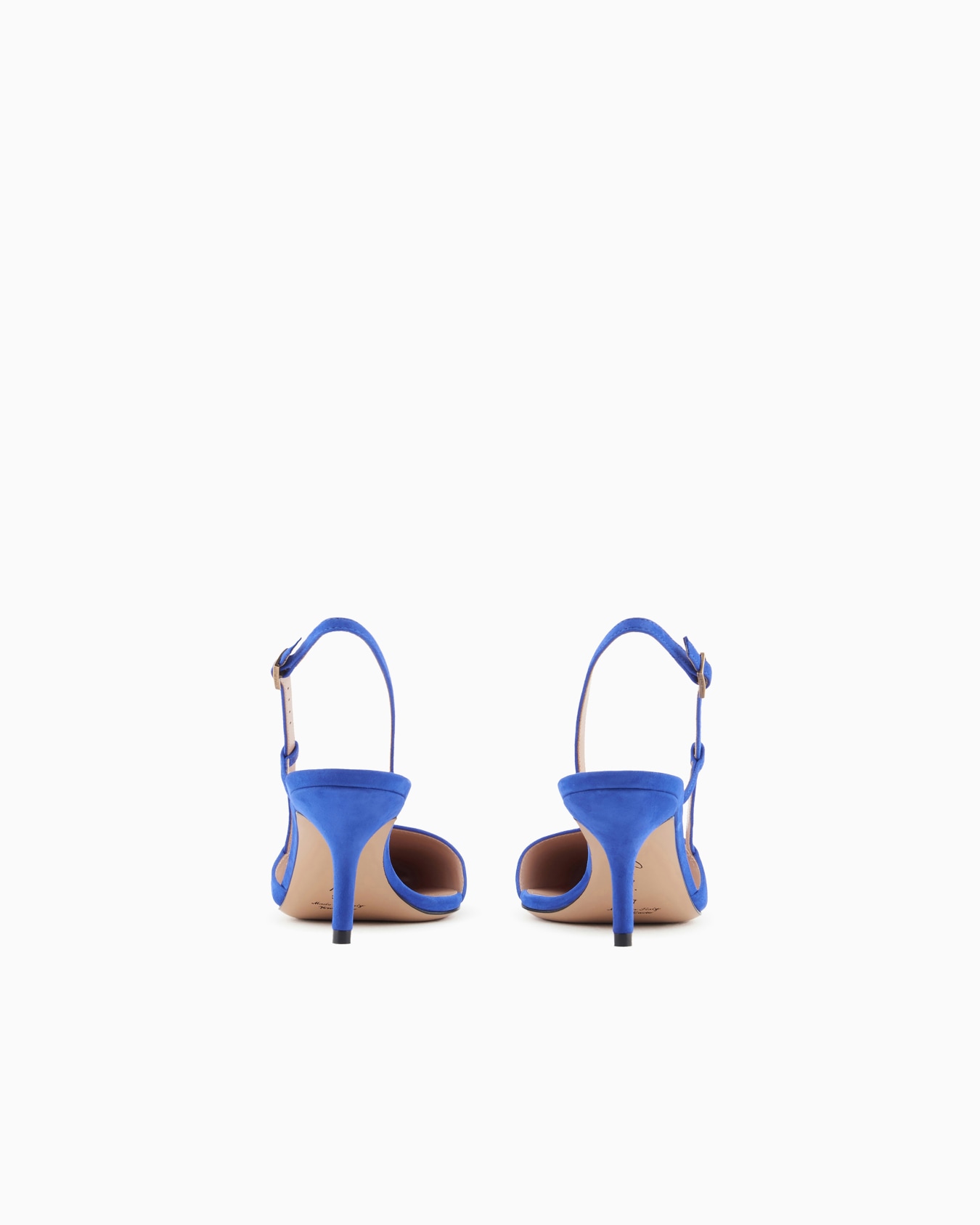 Laminated suede slingbacks Slide 3
