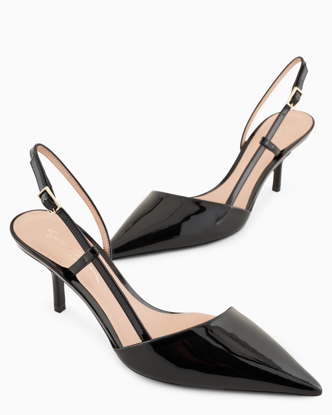 Patent leather slingbacks Slide 4