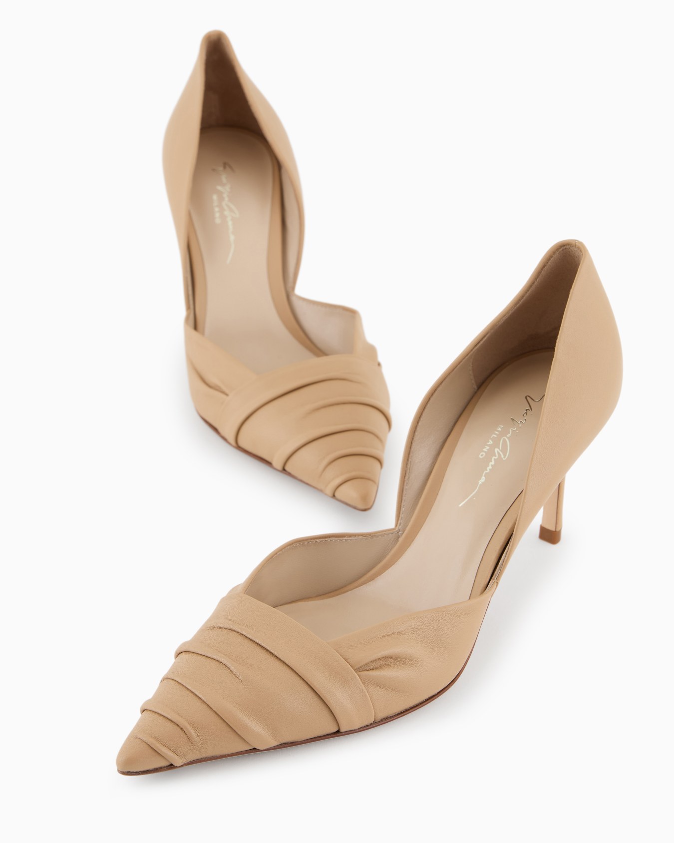 Nappa leather court shoes Slide 4