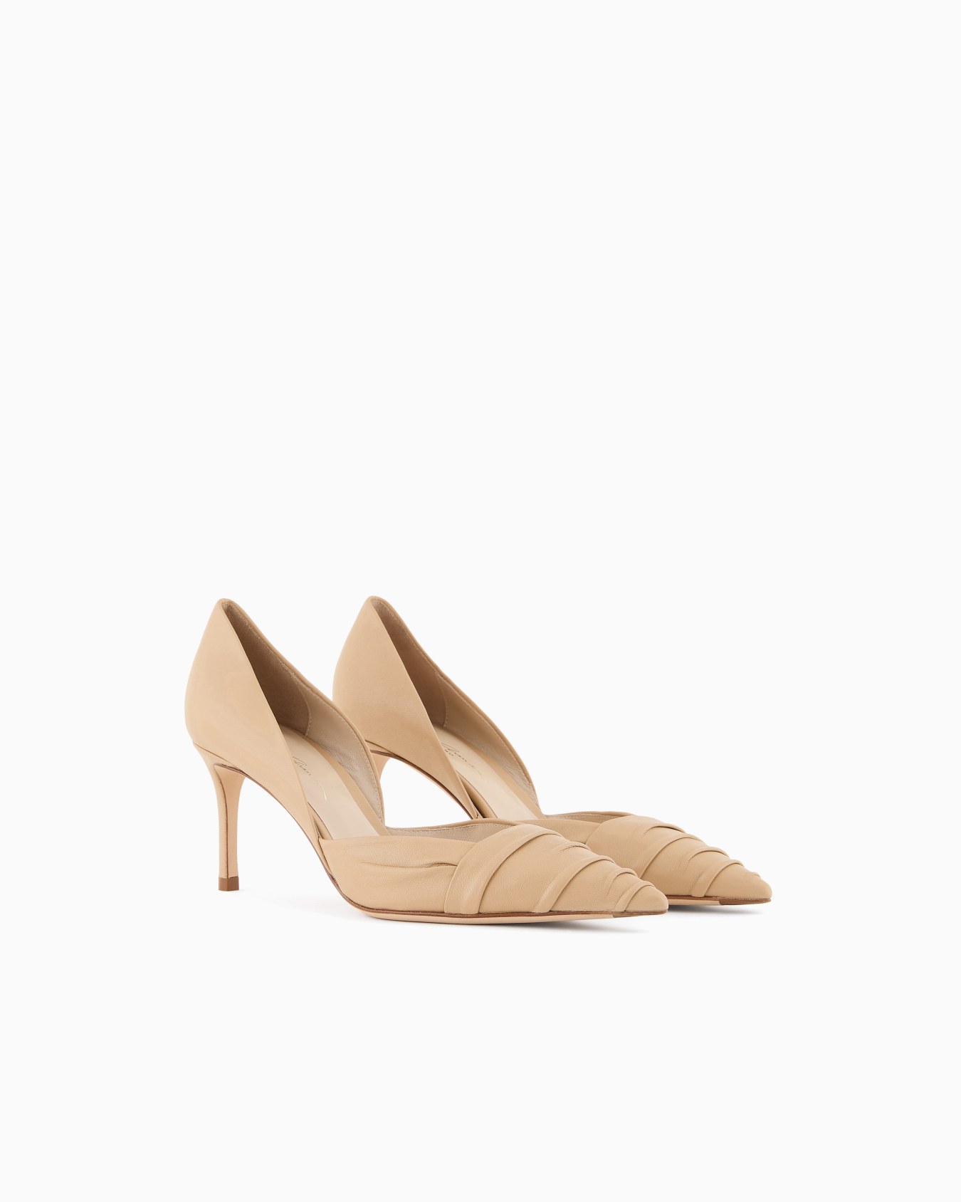 Nappa leather court shoes Slide 1