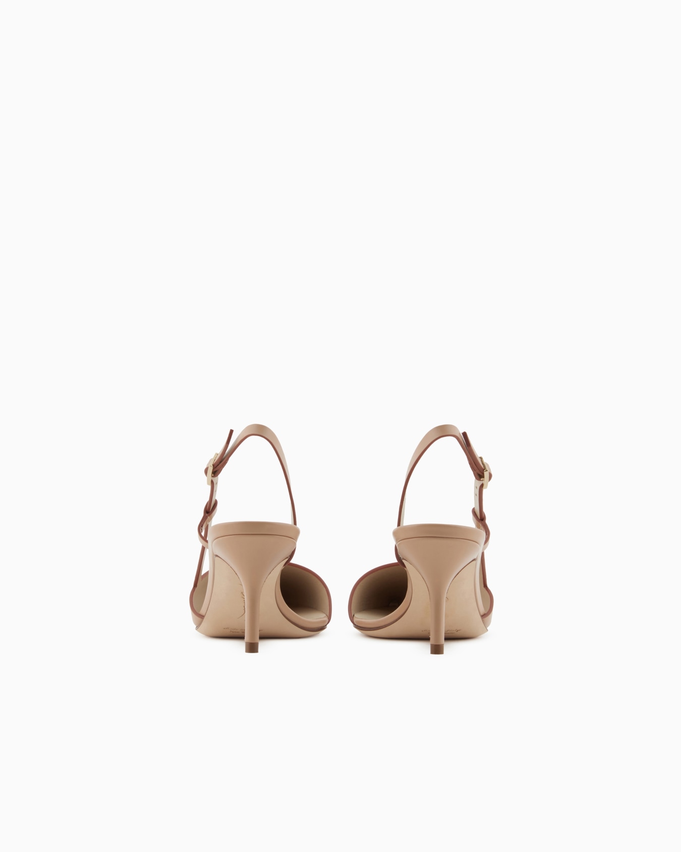 Leather and suede slingbacks Slide 3