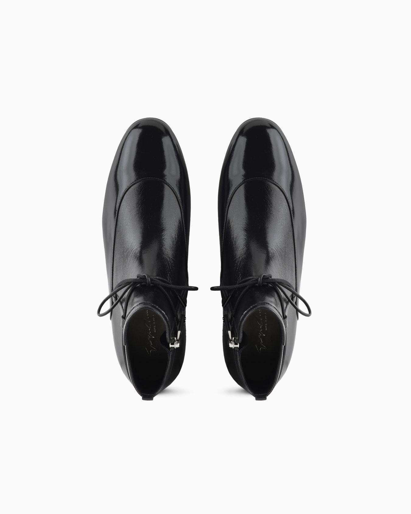 Textured patent-leather ankle boots Slide 2