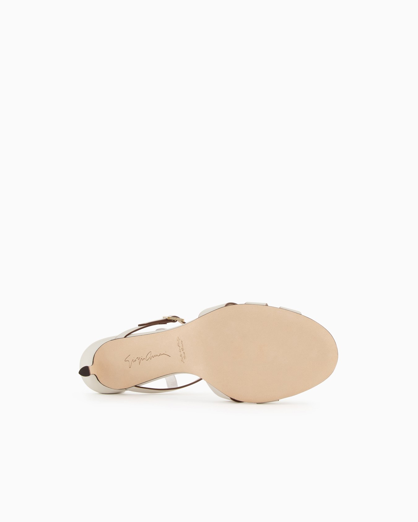 Heeled, nappa-leather sandals Slide 5