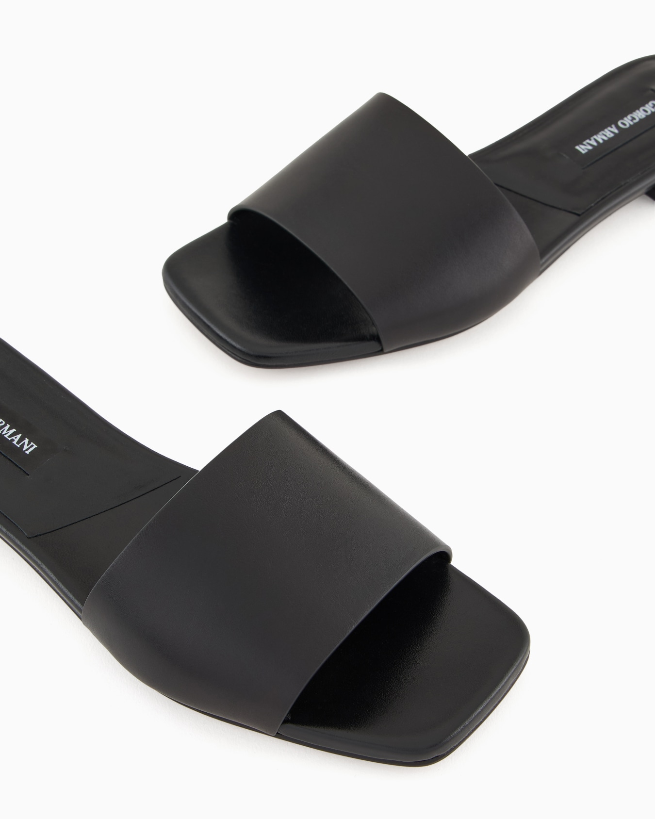 Giorgio Armani x 10 Corso Como calfskin flat sandals Slide 4