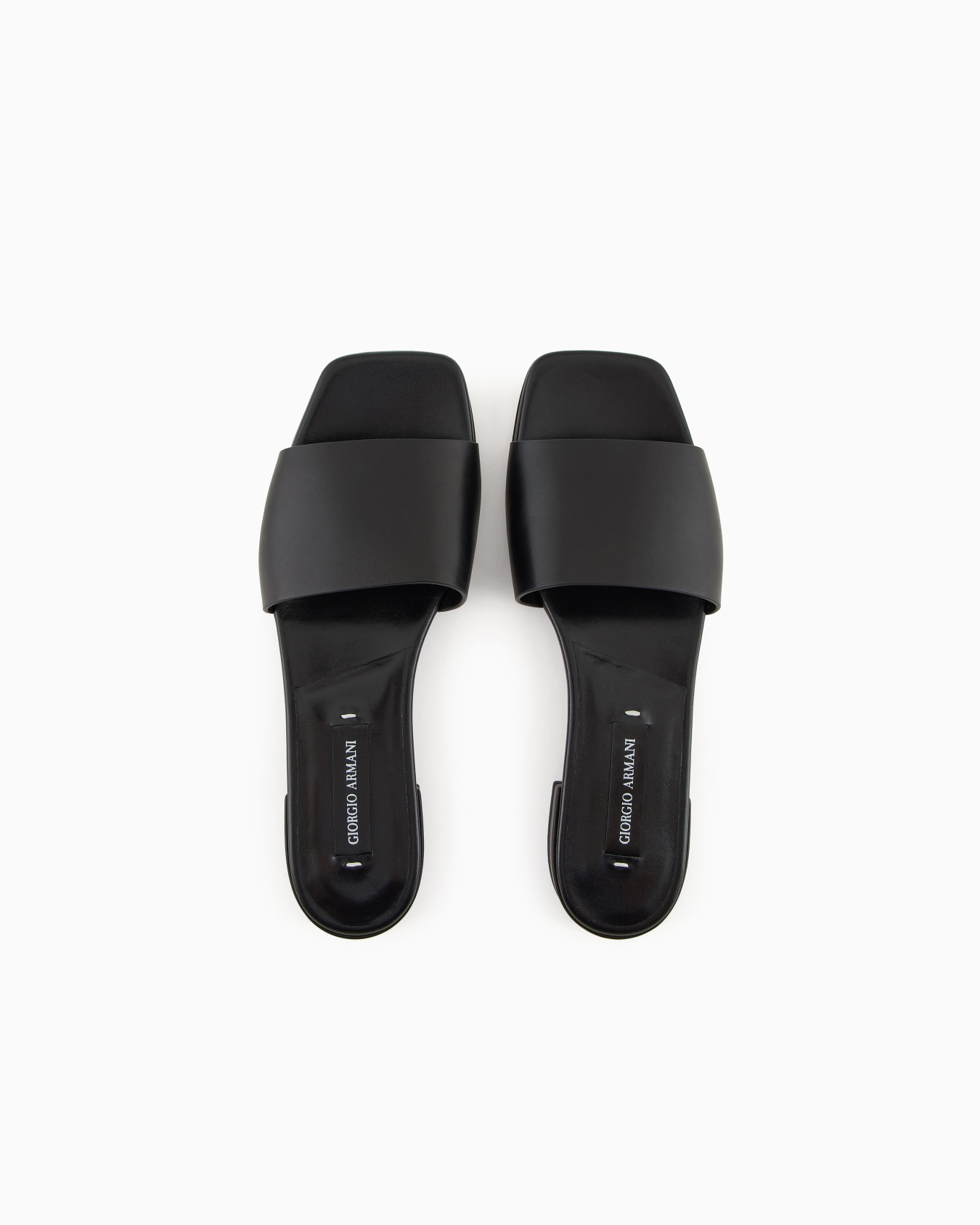 Giorgio Armani x 10 Corso Como calfskin flat sandals Slide 2