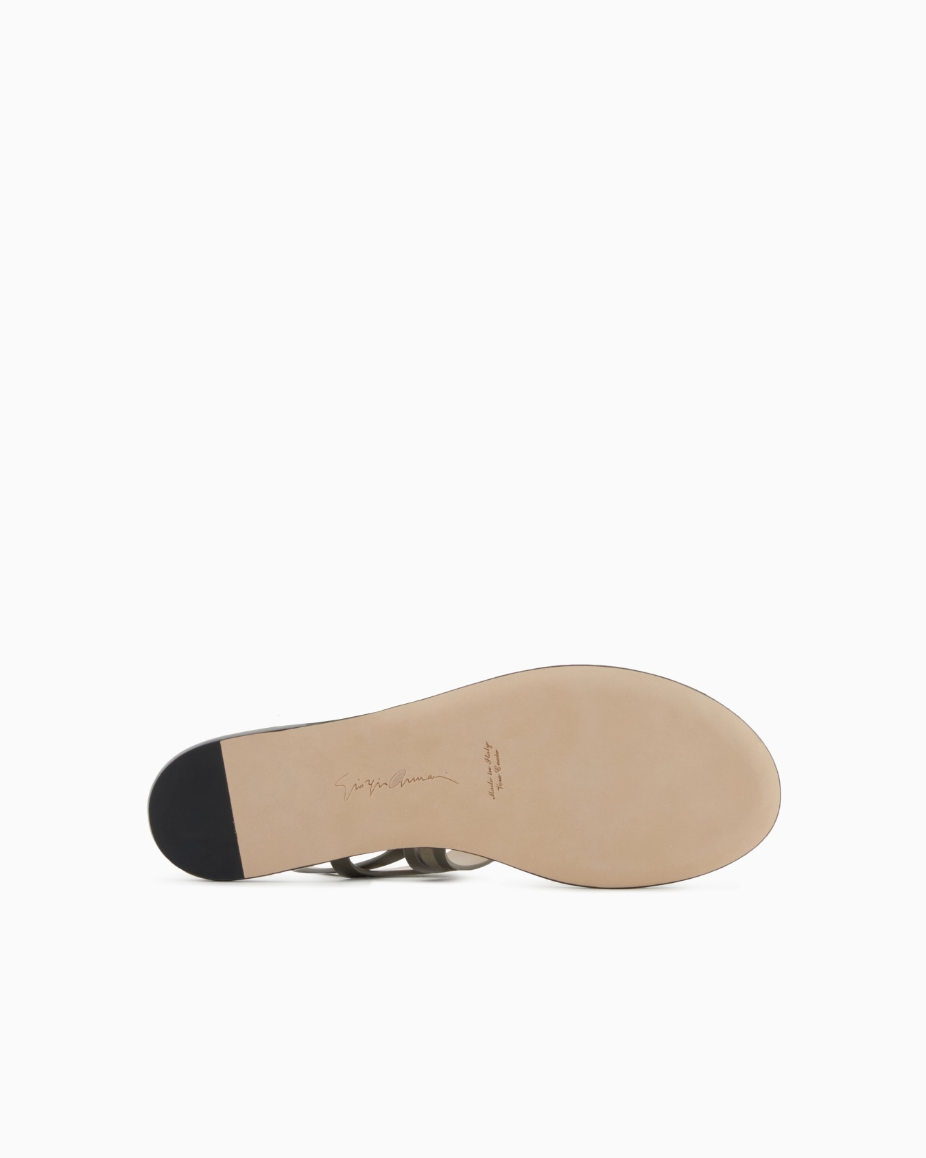 Leather and suede flat thong sandals Slide 5