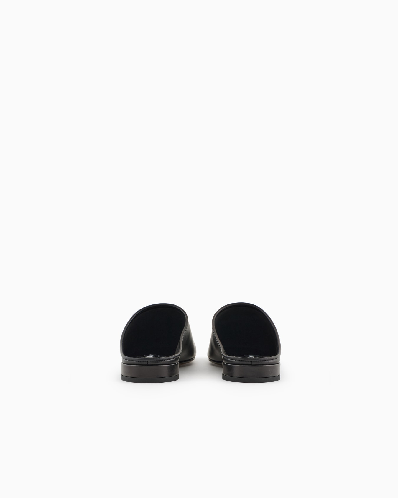 Giorgio Armani X 10 Corso Como Sabot aus Kalbsleder Folie 3