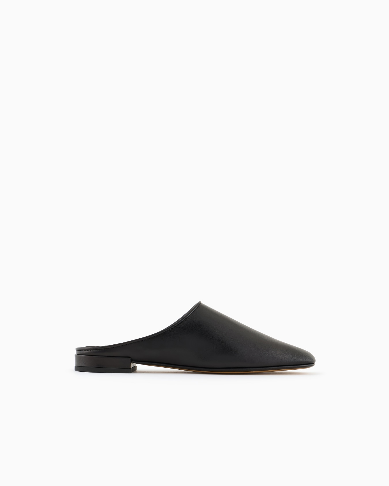 Giorgio Armani X 10 Corso Como Sabot aus Kalbsleder Folie 0
