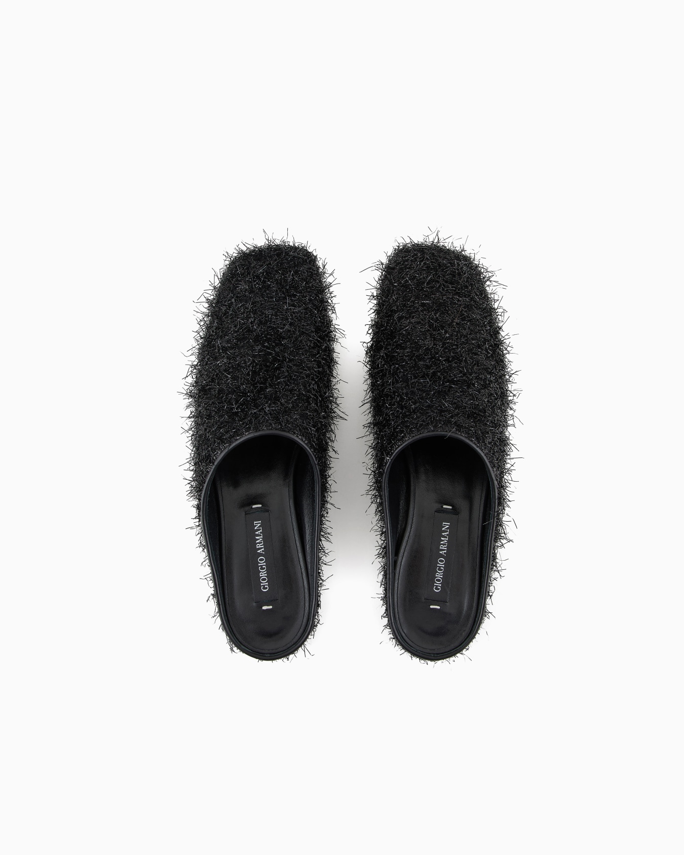 Zuecos de tejido efecto pelo Giorgio Armani x 10 Corso Como Diapositiva 2