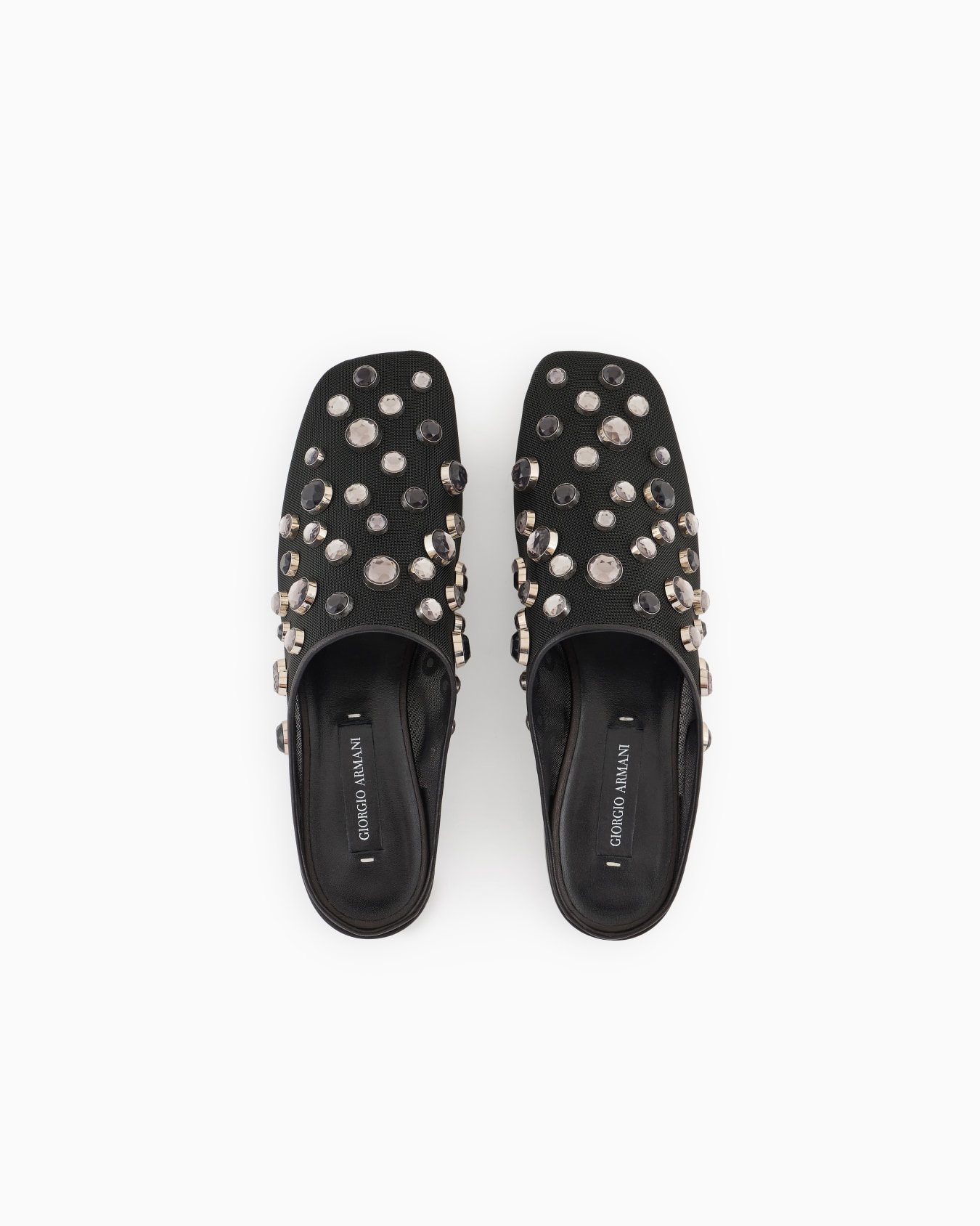 Giorgio Armani x 10 Corso Como mules in mesh and encrusted rhinestones Slide 2