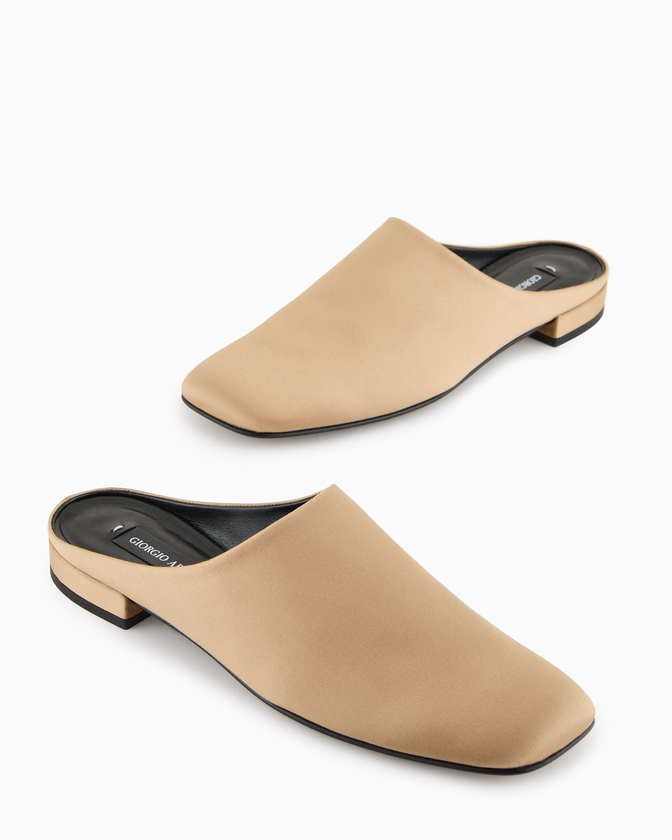Giorgio Armani X 10 Corso Como satin mules Slide 4