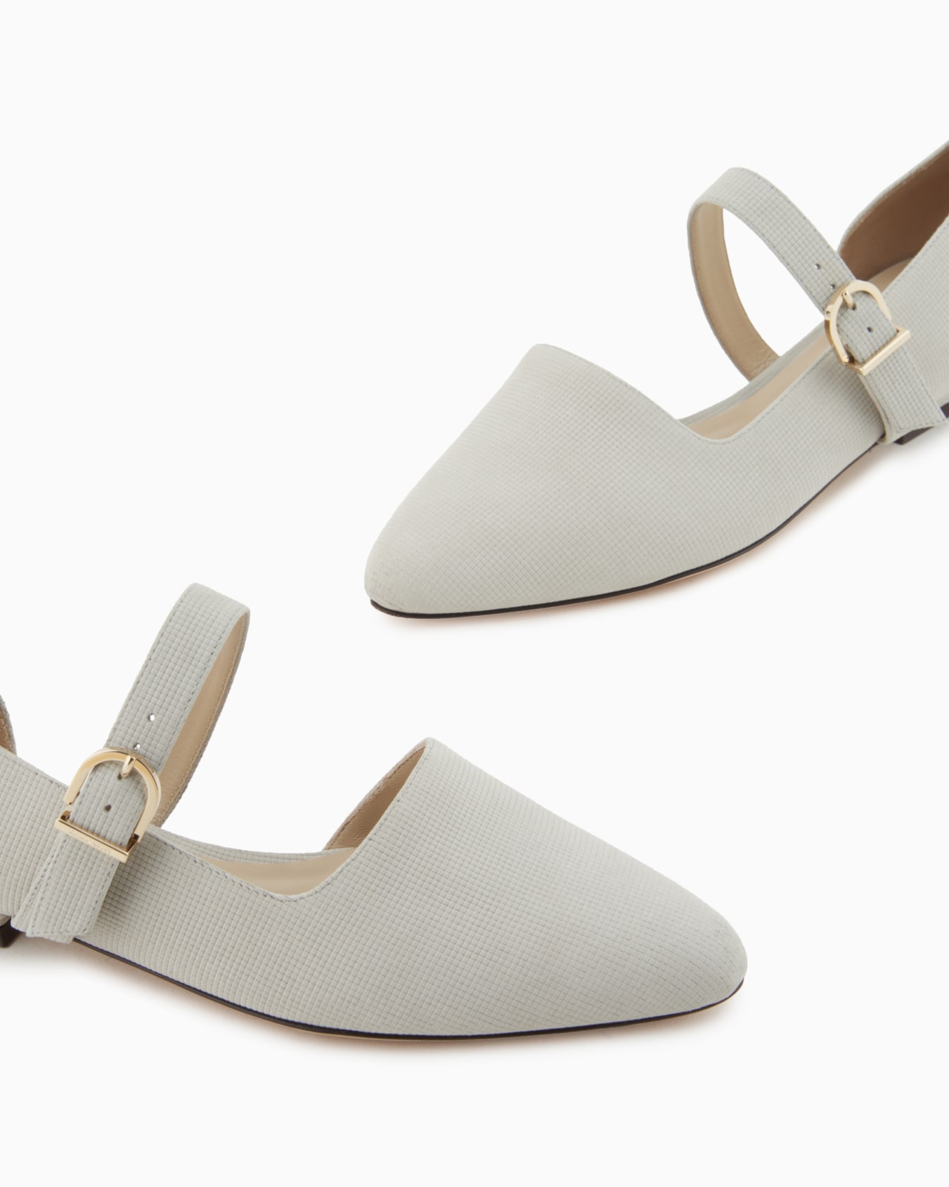 Leather ballerinas with strap  Slide 4