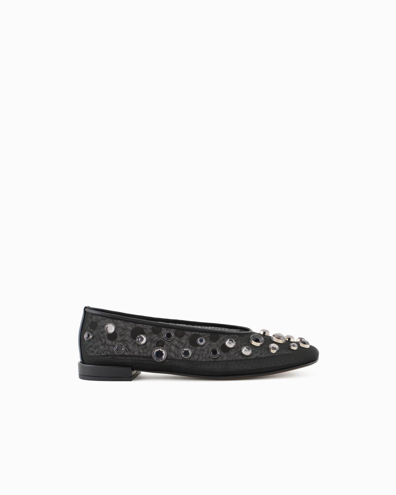 Giorgio Armani x 10 Corso Como ballerinas in mesh and rhinestones bezels Slide 0