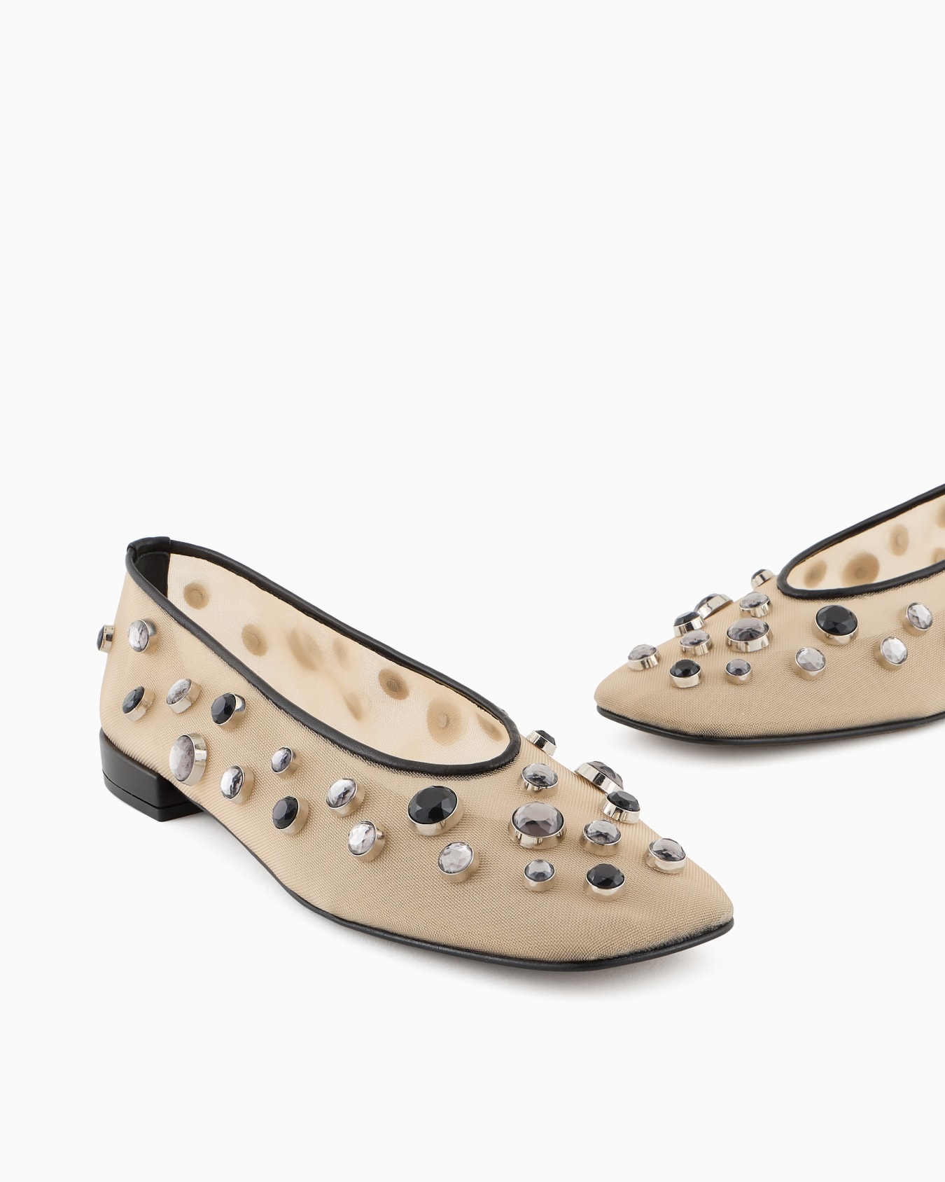 Giorgio Armani x 10 Corso Como ballerinas in mesh and rhinestones bezels Slide 4
