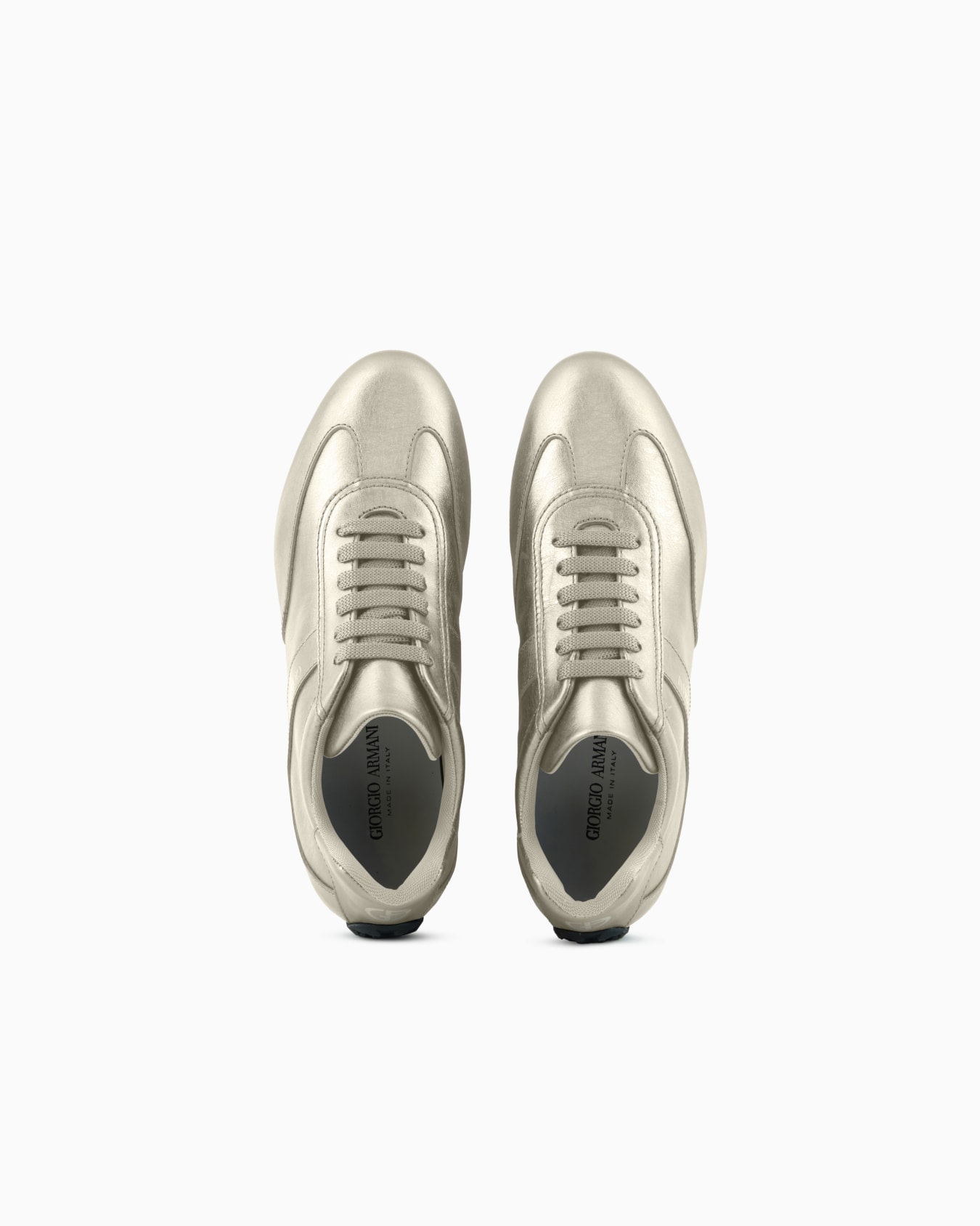 Sneakers en cuir lamé Diapositive 2