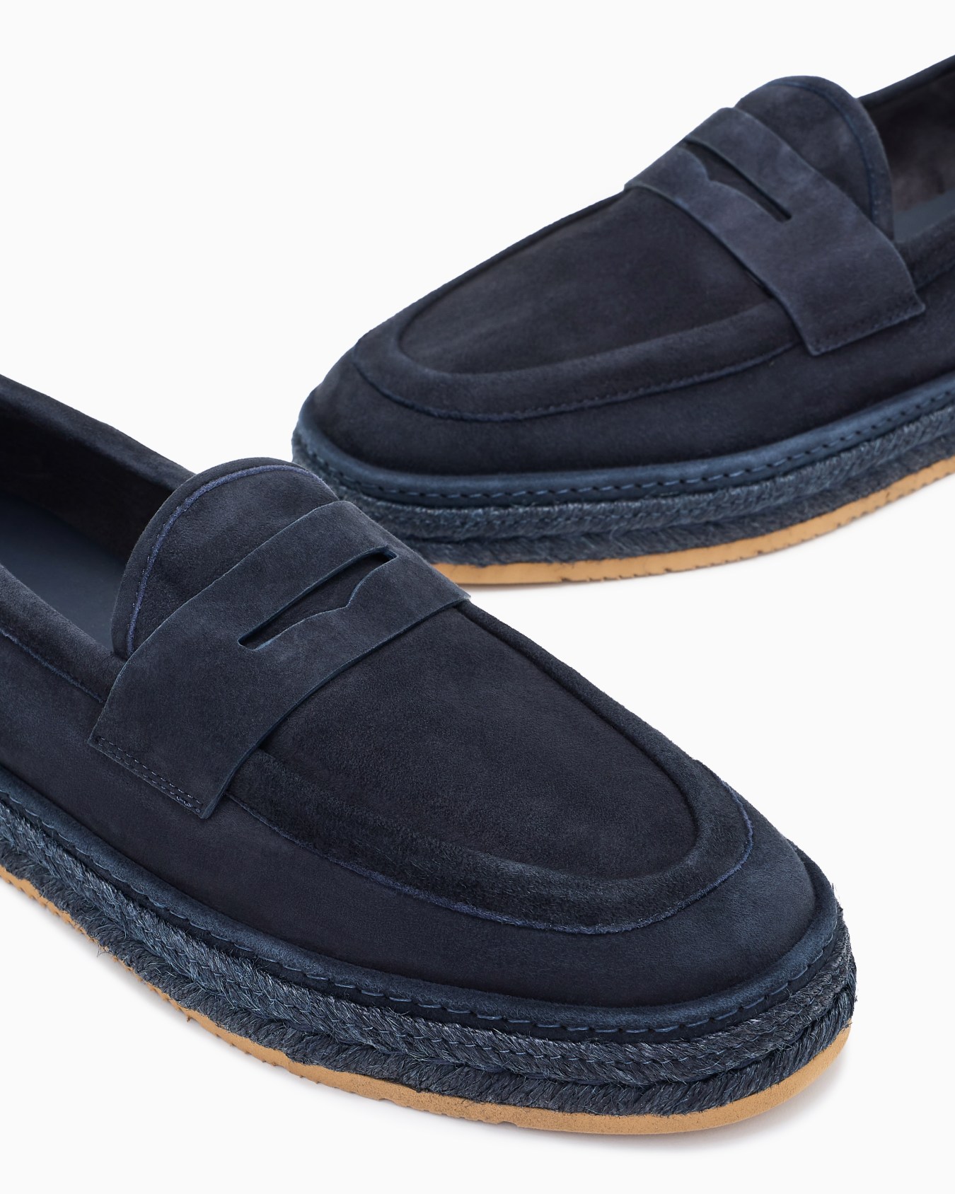 Suede loafers with a rope sole Slide 4