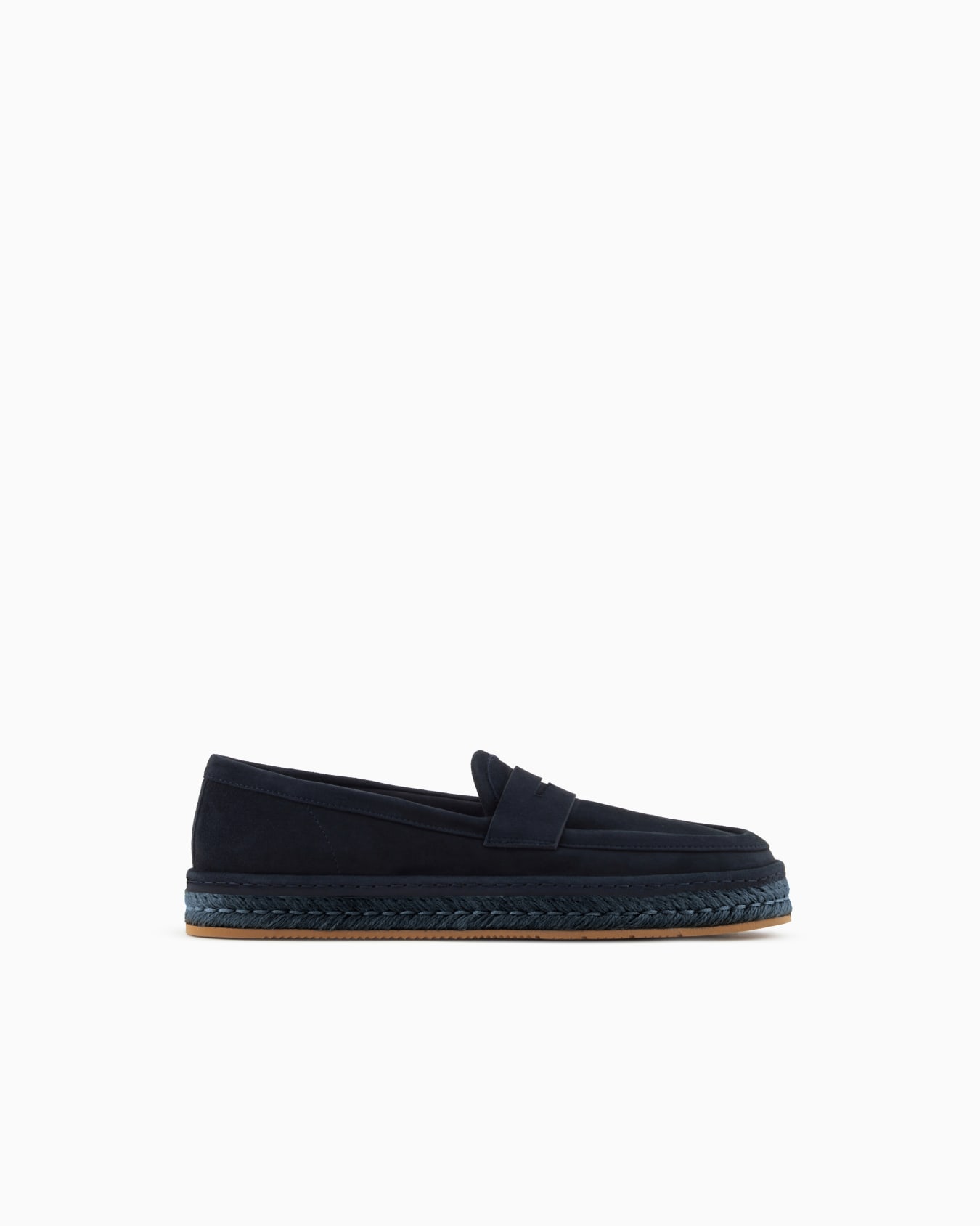 Suede loafers with a rope sole Slide 0