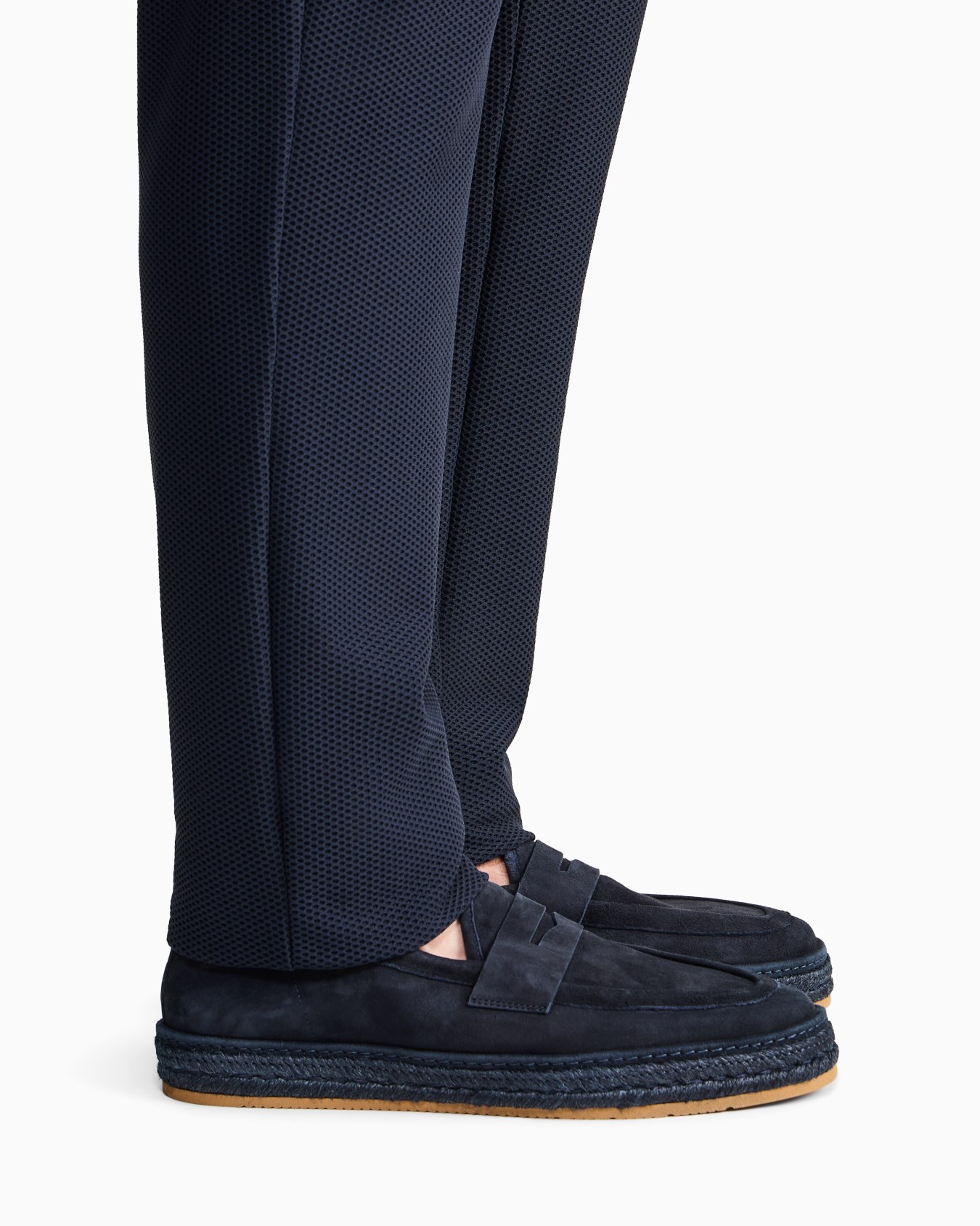 Suede loafers with a rope sole Slide 6