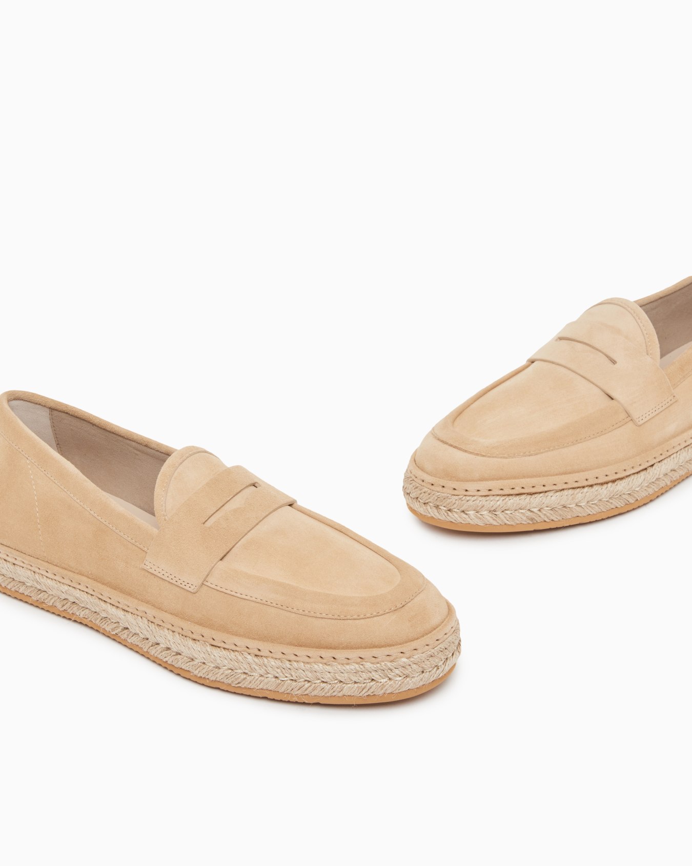 Suede loafers with a rope sole Slide 4