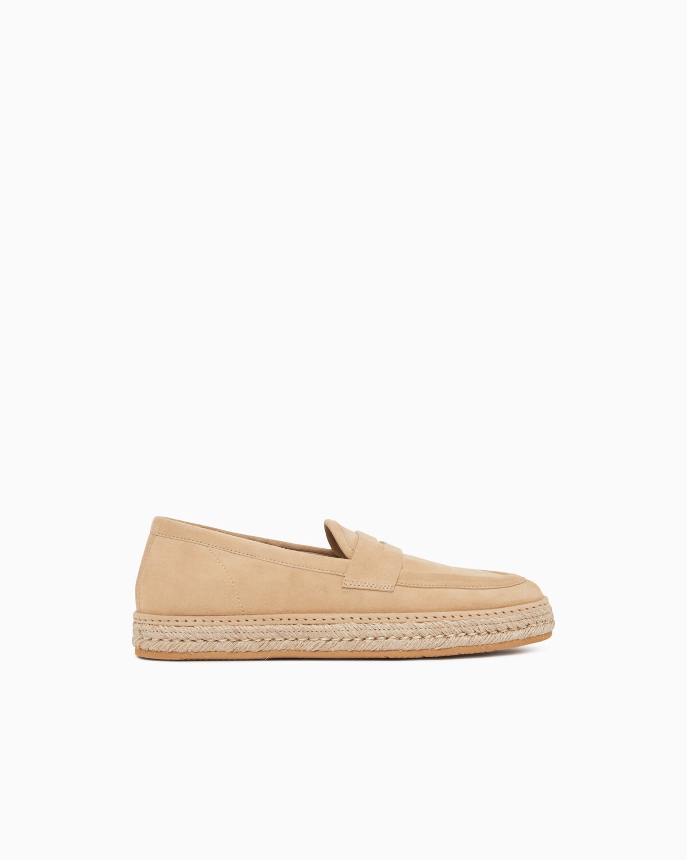 Suede loafers with a rope sole Slide 0