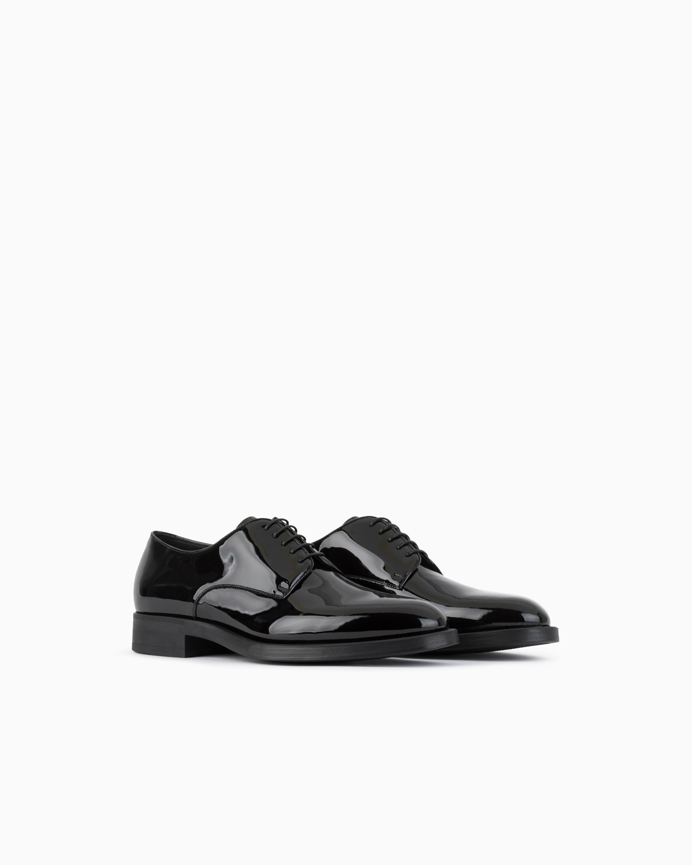 Patent-leather Derby shoes Slide 1