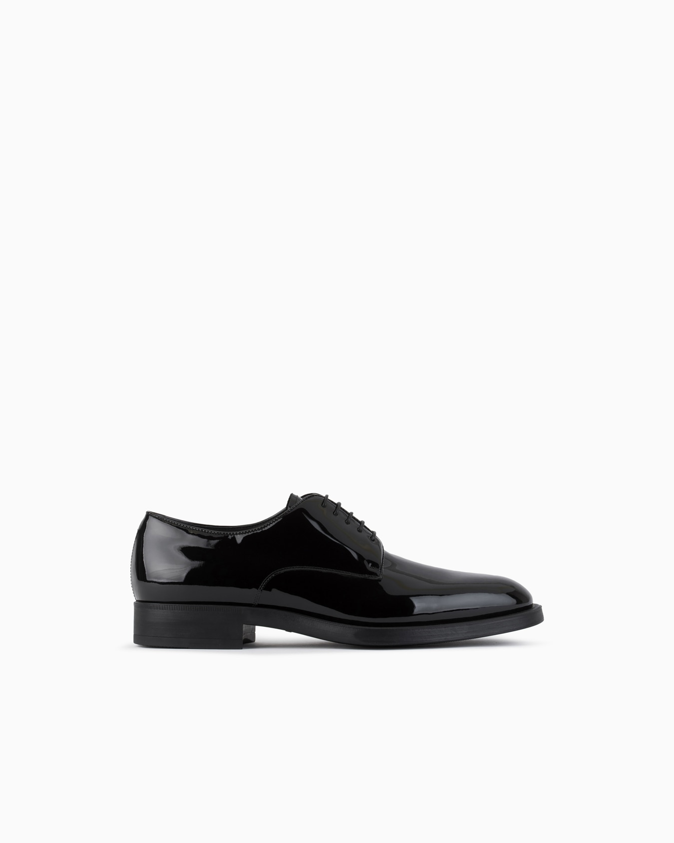 Patent-leather Derby shoes Slide 0