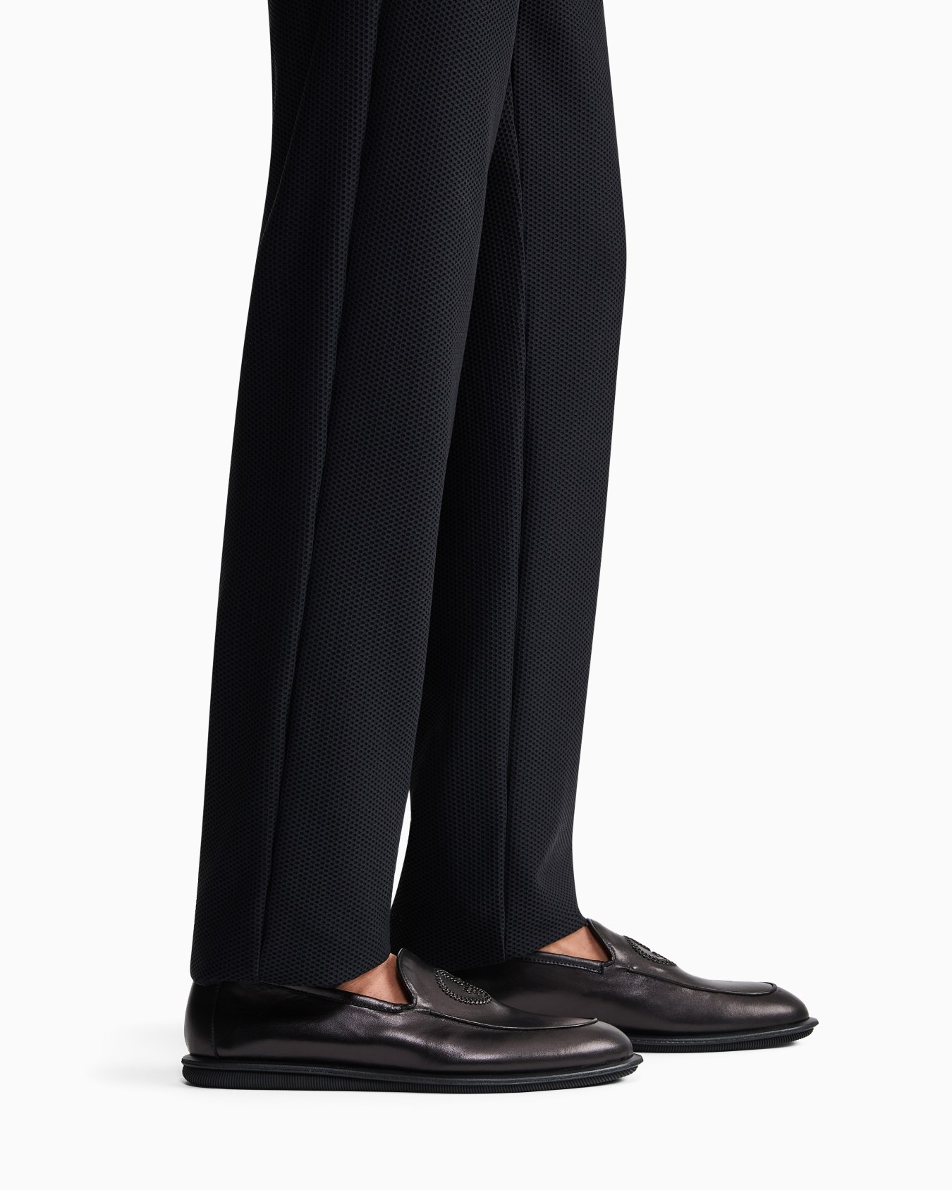 Mocassins en nappa vintage avec logo brodé Diapositive 6