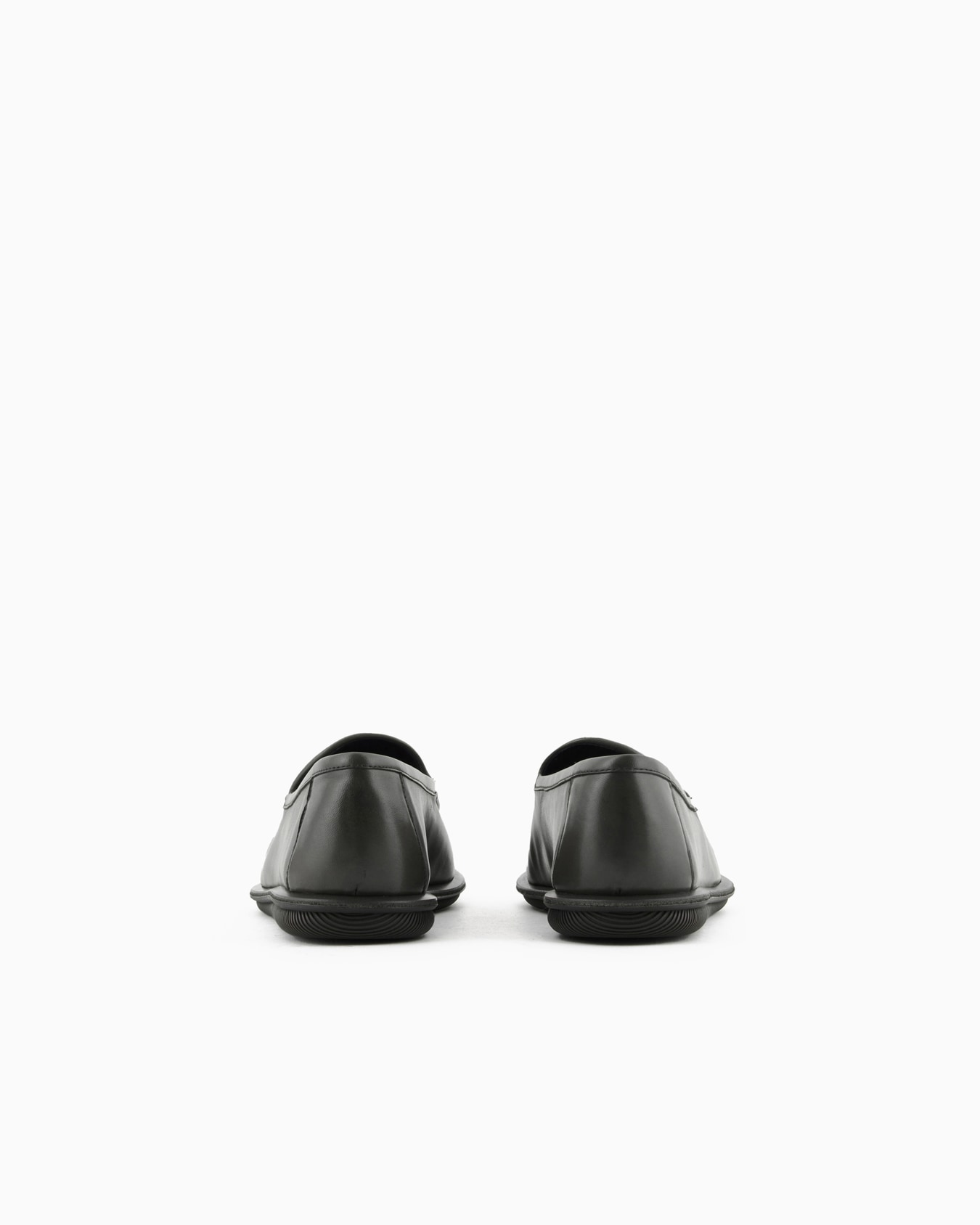 Mocassins en nappa vintage avec logo brodé Diapositive 3