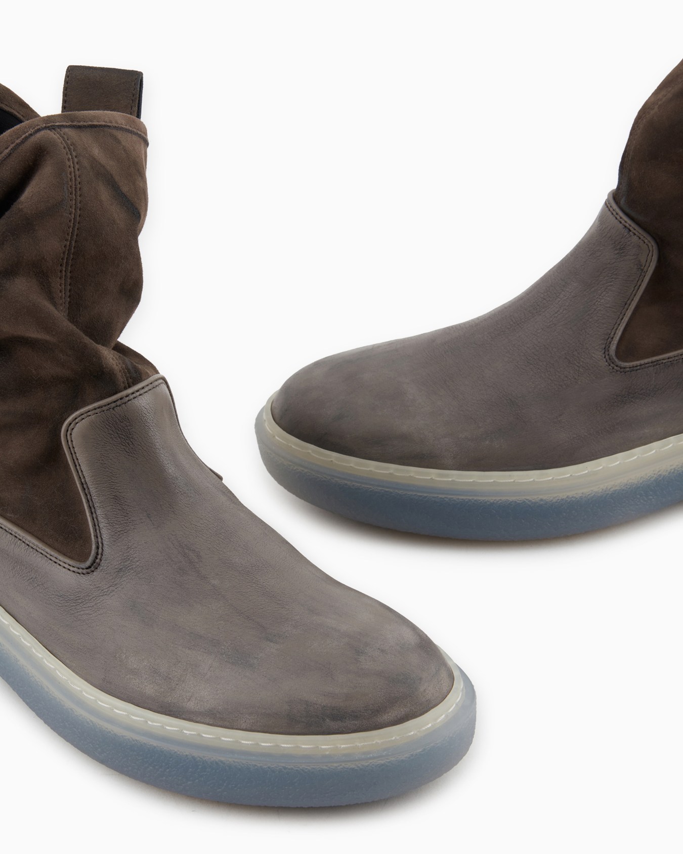 Stivaletti in pelle e camoscio Slide 4