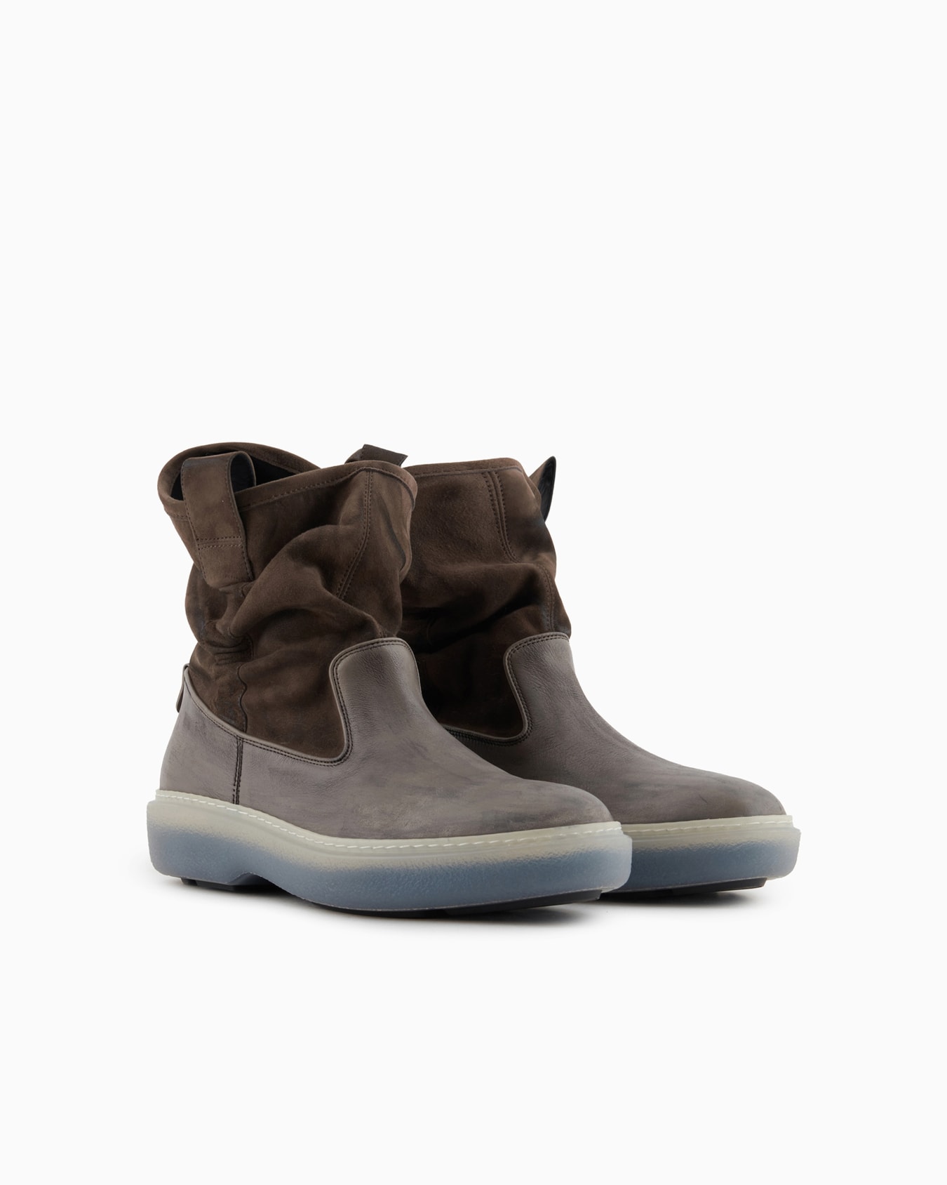 Stivaletti in pelle e camoscio Slide 2