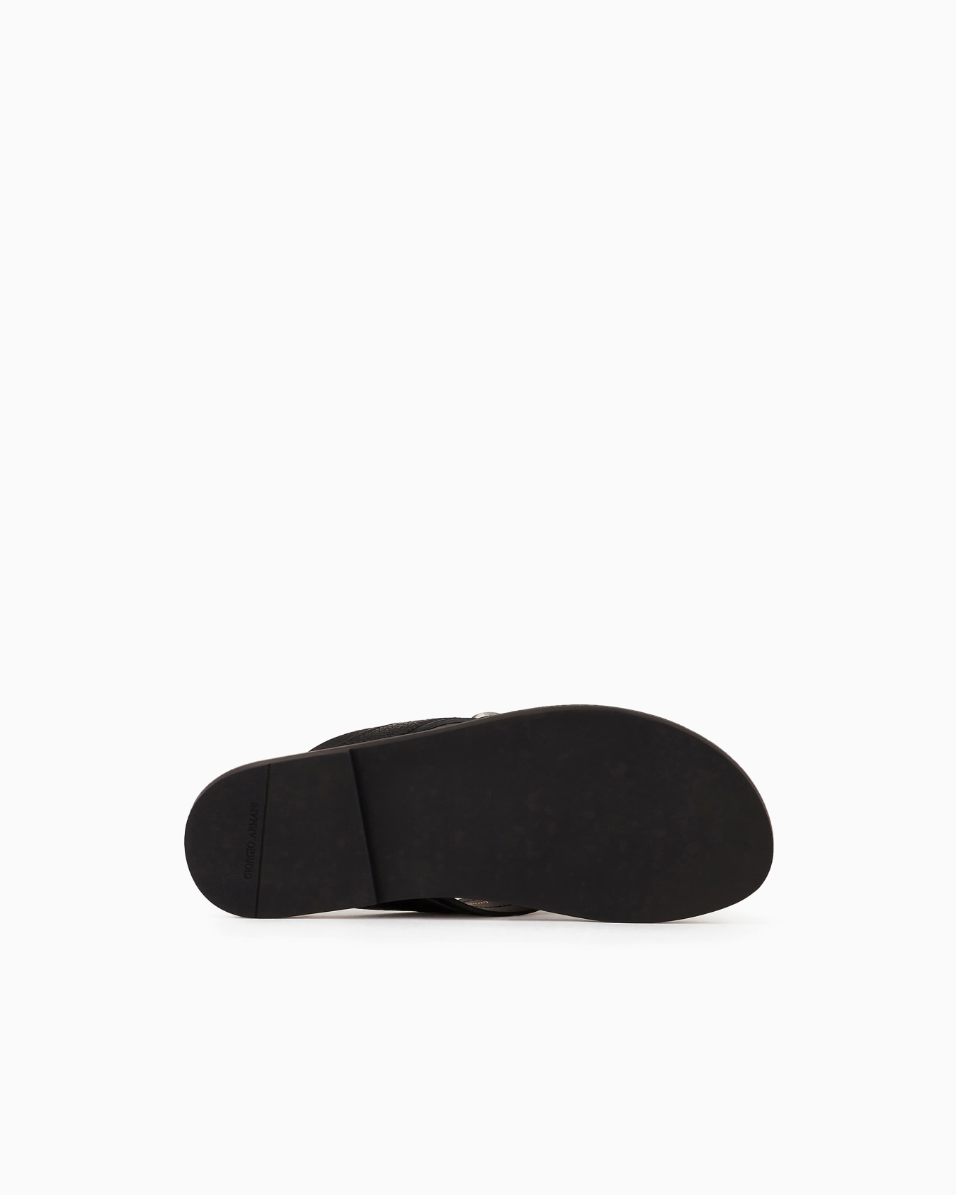 Pebbled-leather woven sandals Slide 4
