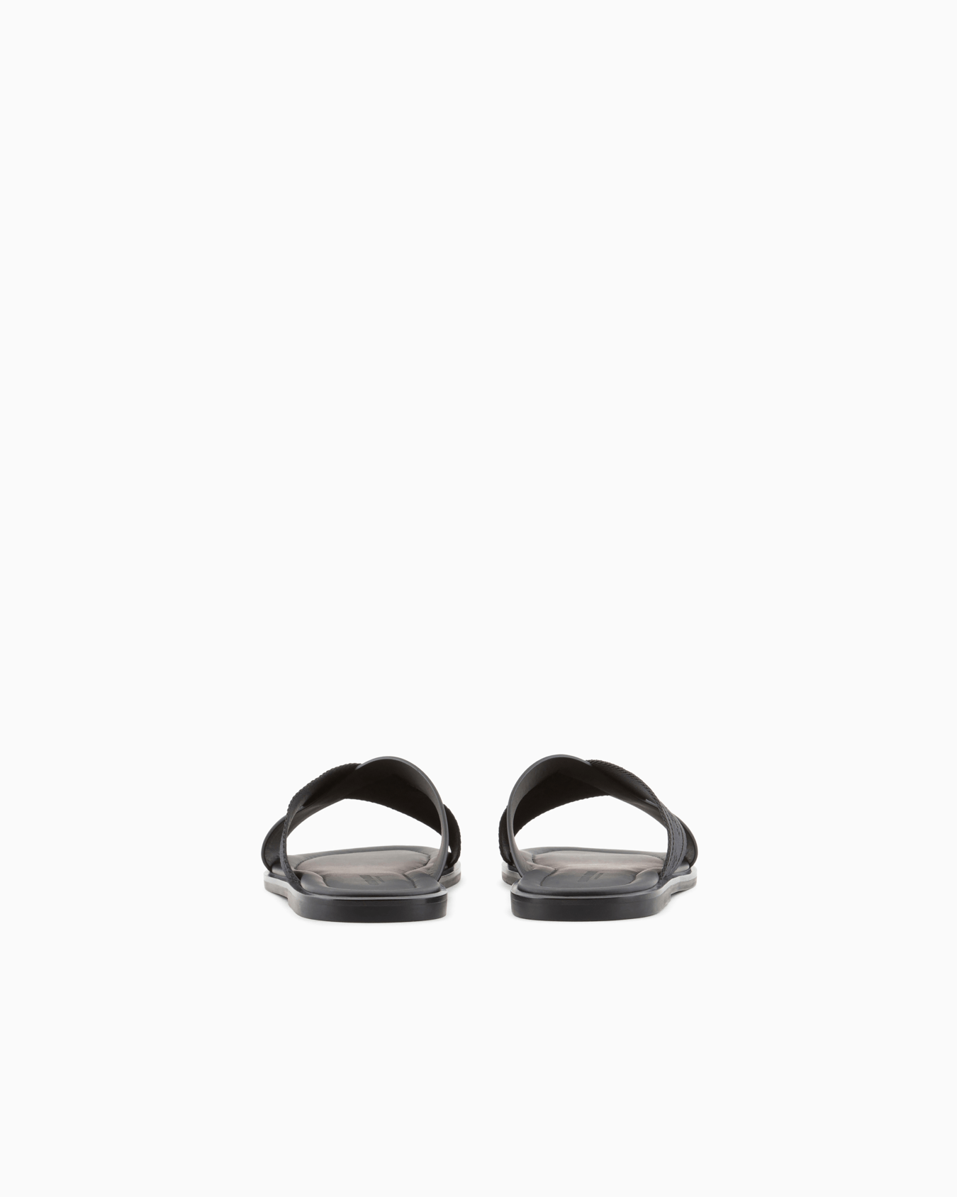 Sandales en cuir et ruban bicolore Diapositive 3